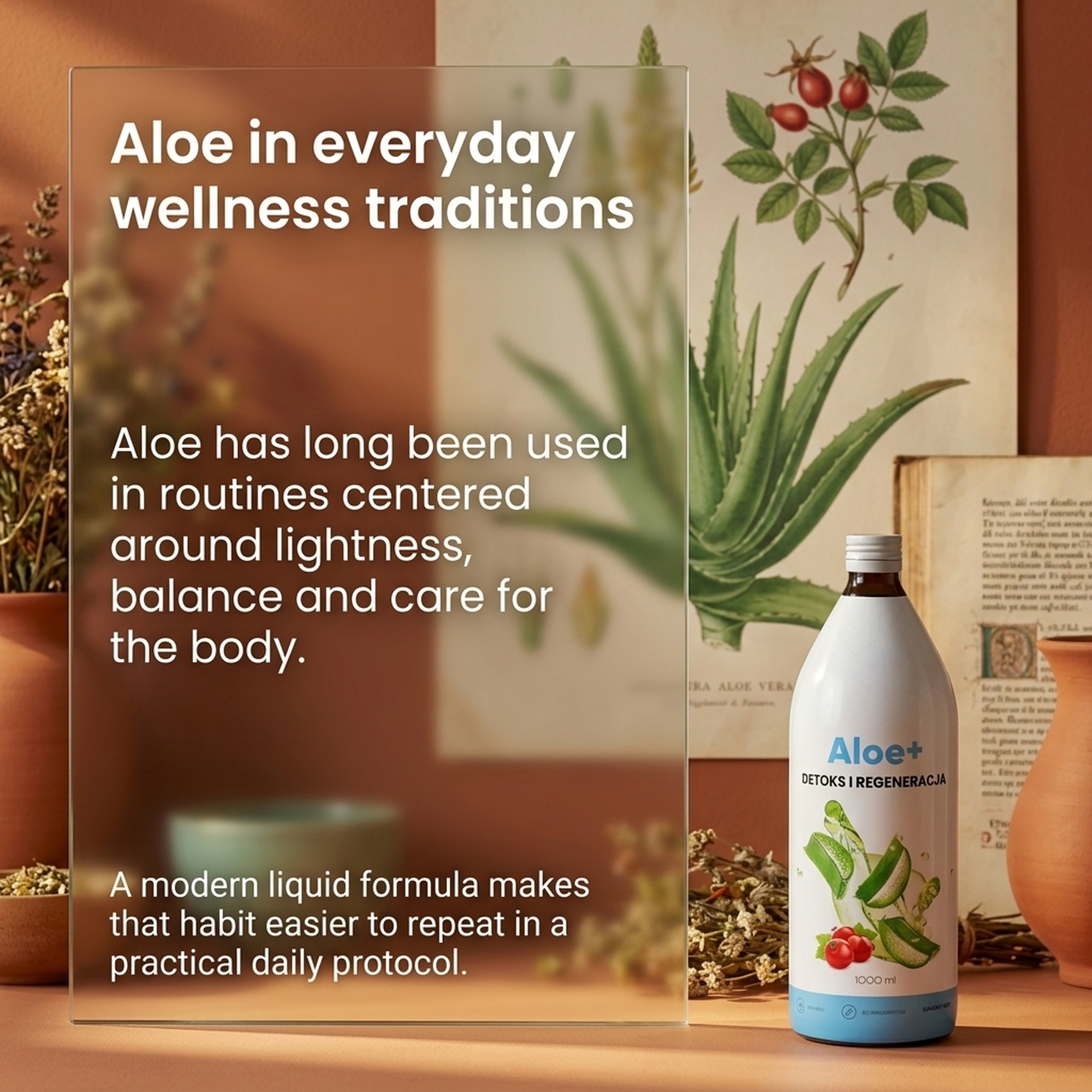 Aloe+ - Aloe Juice + Rose Hip + Vitamin C for Digestion and Immunity