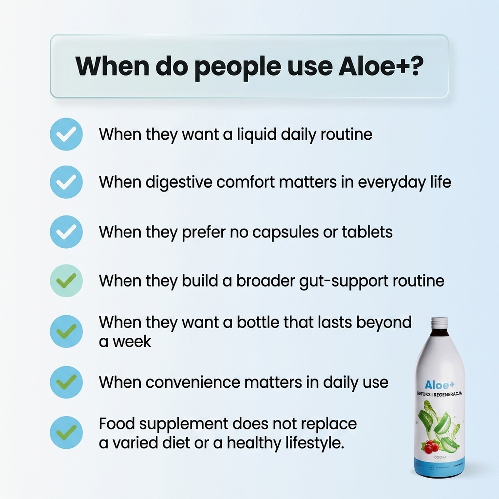 Aloe+ - Aloe Juice + Rose Hip + Vitamin C for Digestion and Immunity