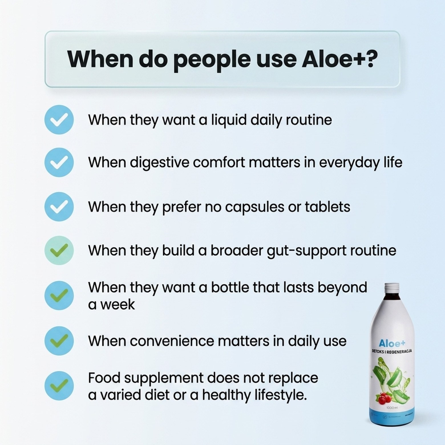 Aloe+ - Aloe Juice + Rose Hip + Vitamin C for Digestion and Immunity
