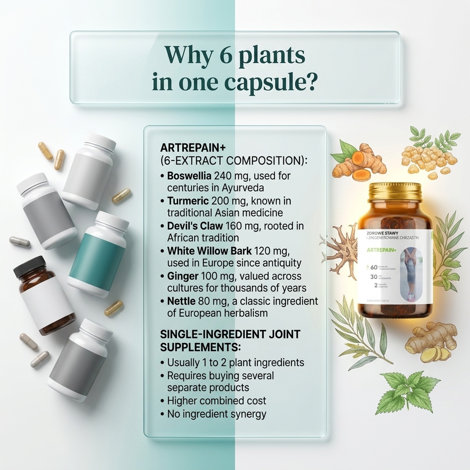 Artrepain+ - Boswellia + Ledebouriella + Achyranthes for Joint Support