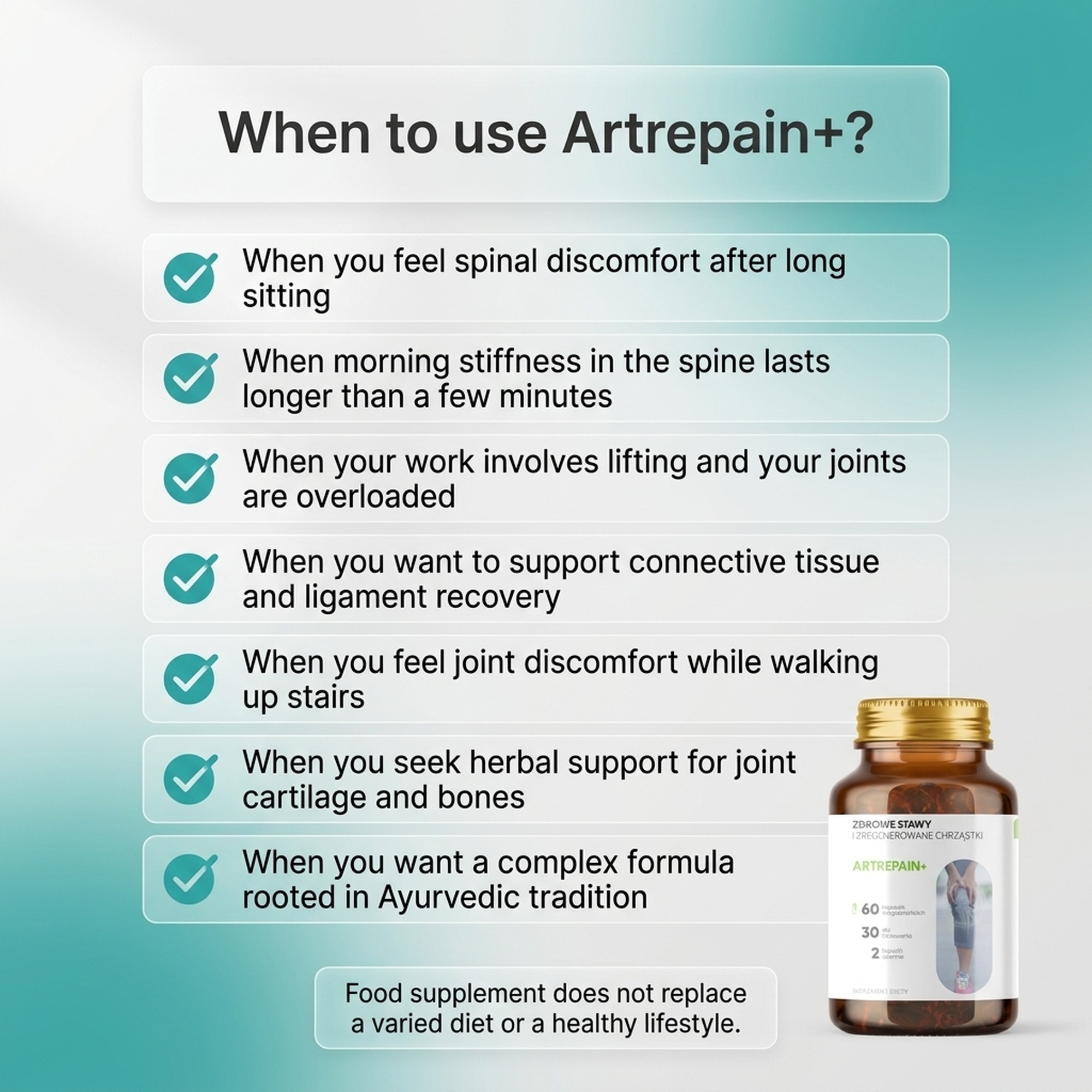 Artrepain+ - Boswellia + Ledebouriella + Achyranthes for Joint Support