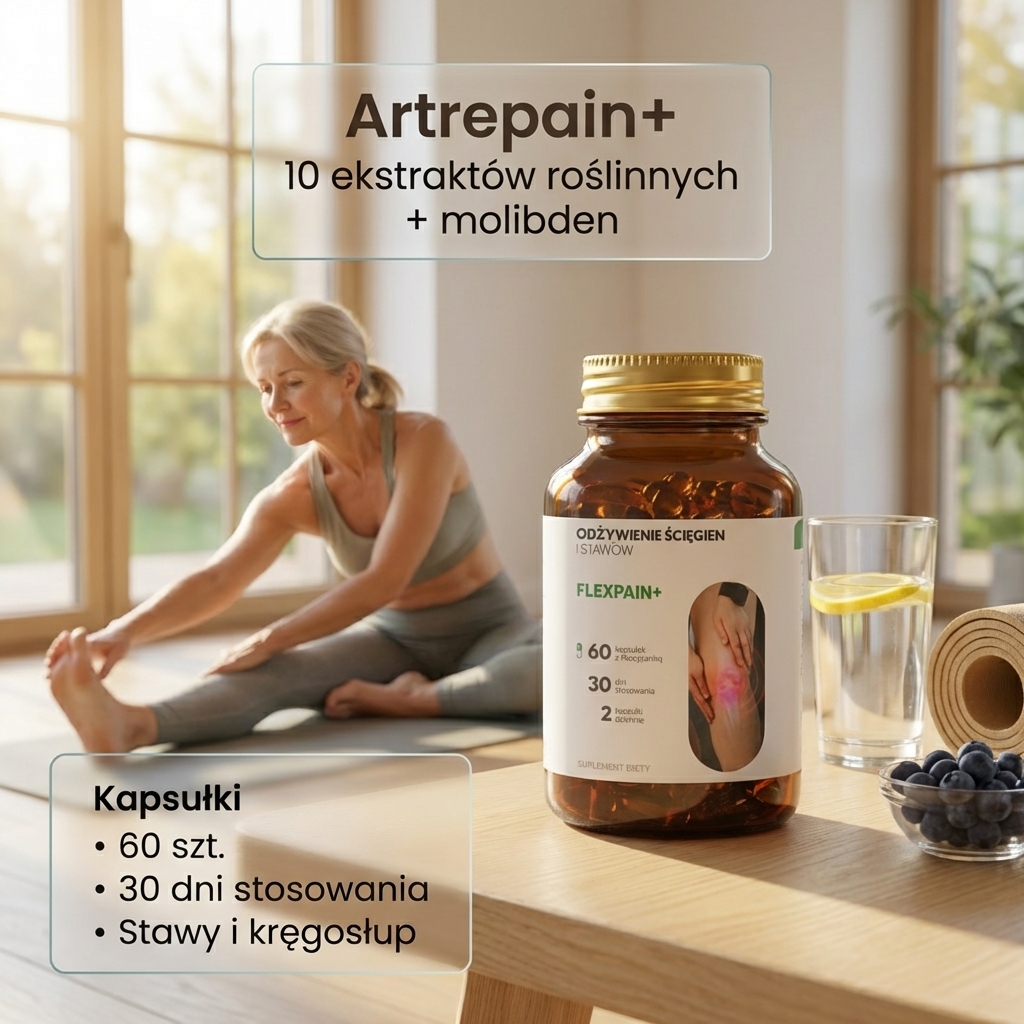 Artrepain+ - Kadzidłowiec + Ledebouriella + Grzebyk dwuzębny na stawy