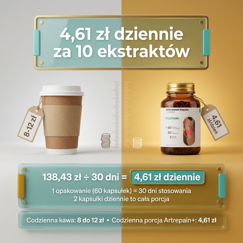Artrepain+ - Kadzidłowiec + Ledebouriella + Grzebyk dwuzębny na stawy