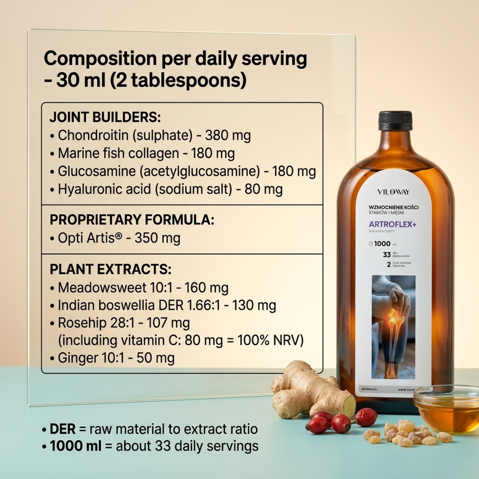 Artroflex - Chondroitin + Opti Artis + Collagen + Boswellia - Syrup