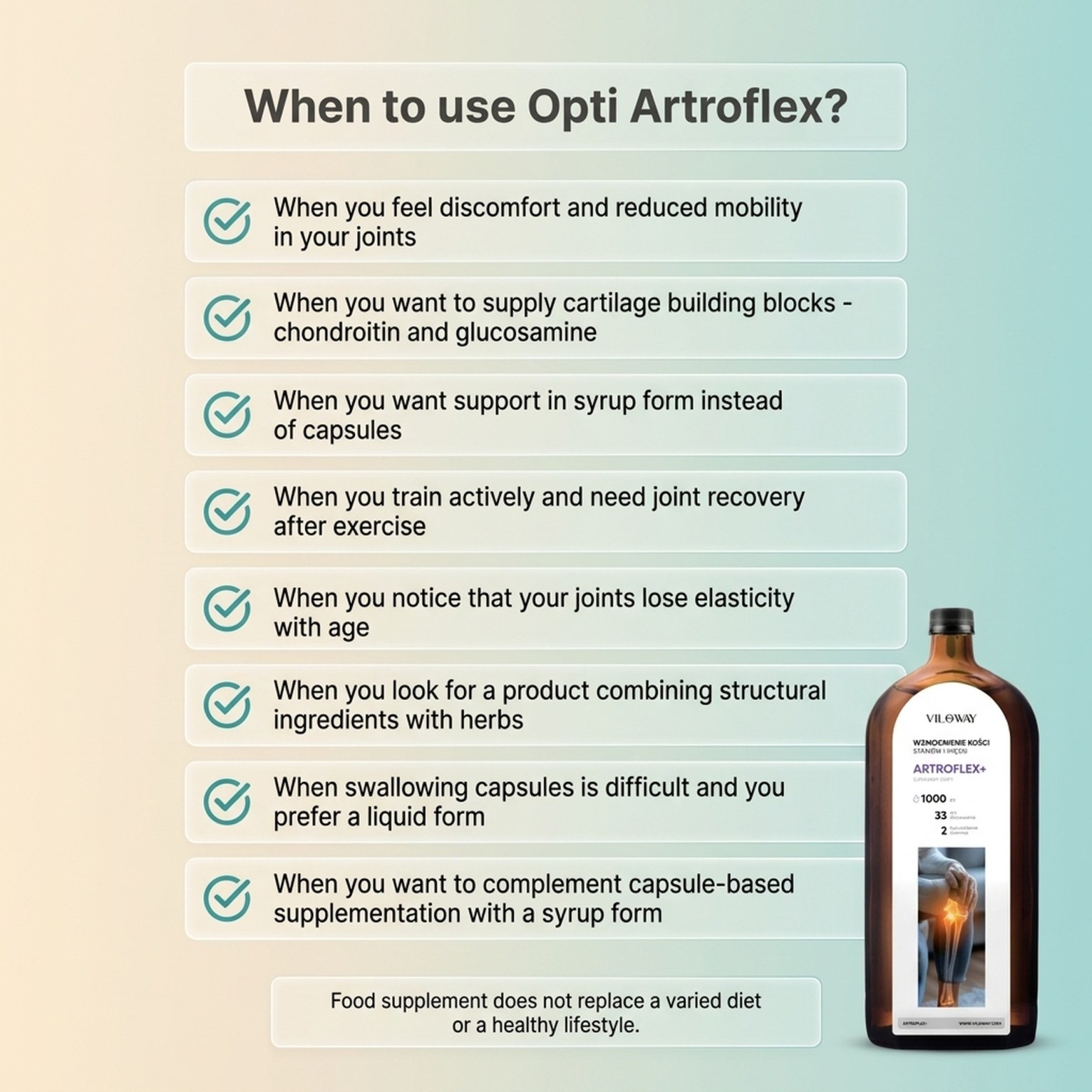 Artroflex - Chondroitin + Opti Artis + Collagen + Boswellia - Syrup