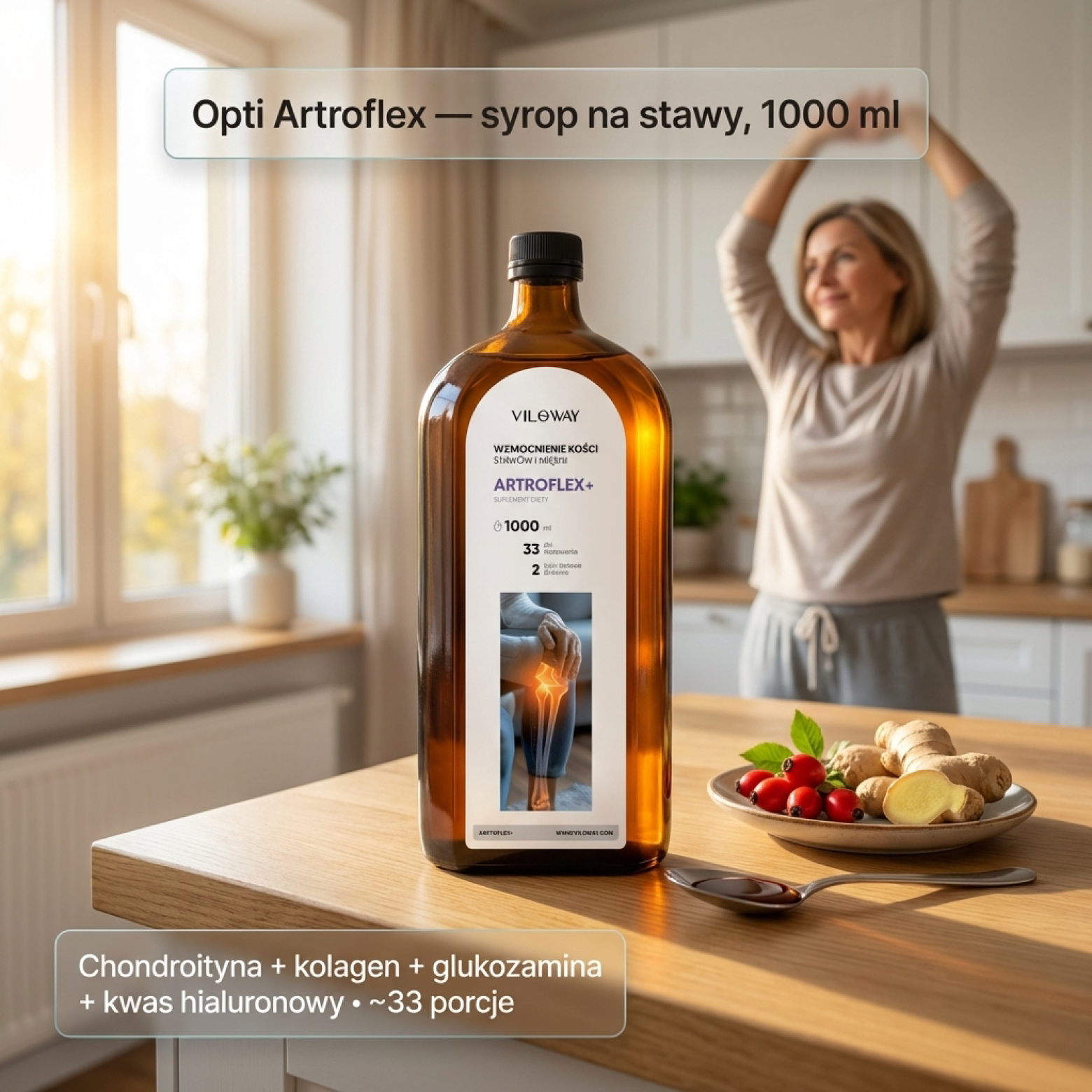 Artroflex - Chondroityna + Opti Artis + Kolagen + Kadzidłowiec - syrop