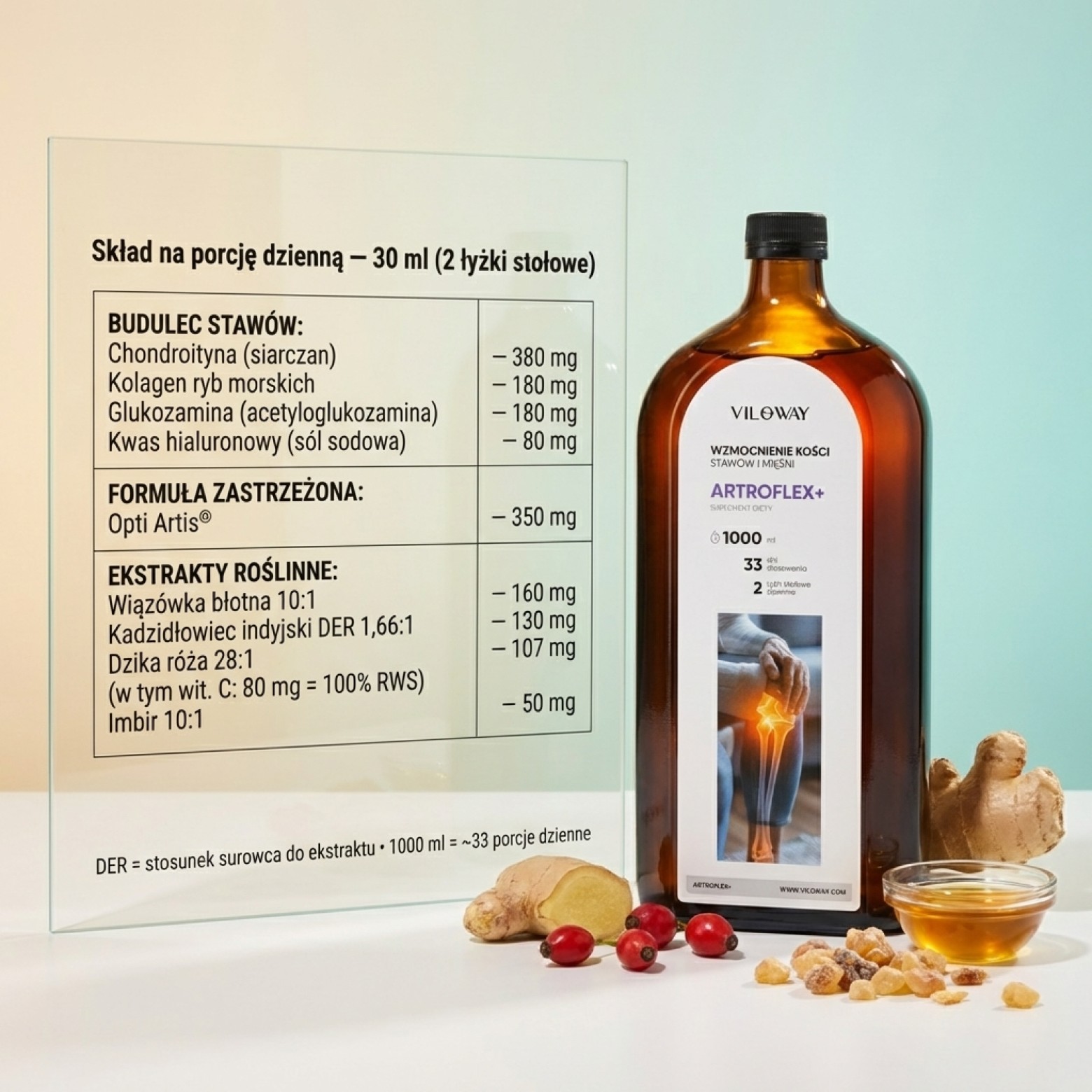 Artroflex - Chondroityna + Opti Artis + Kolagen + Kadzidłowiec - syrop