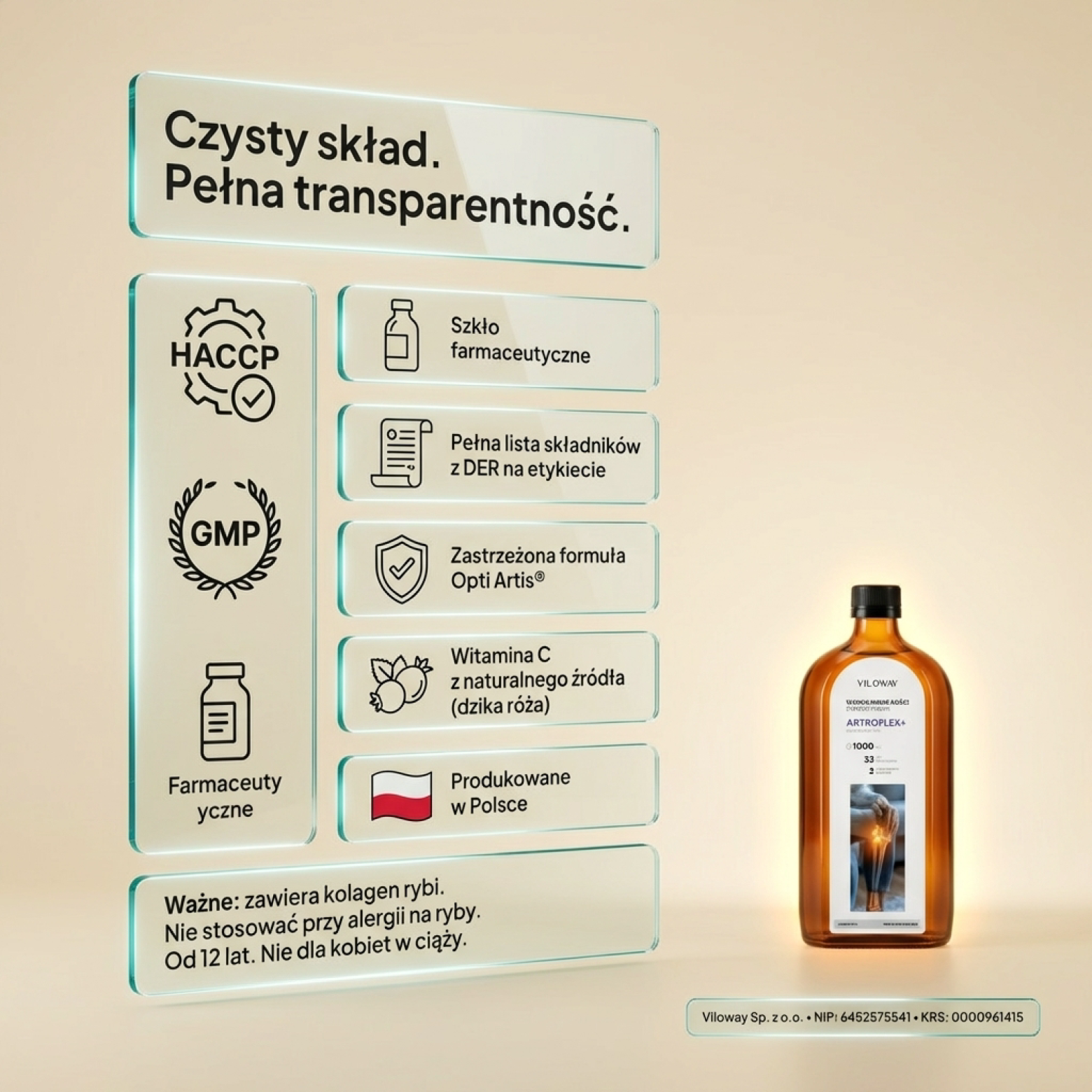 Artroflex - Chondroityna + Opti Artis + Kolagen + Kadzidłowiec - syrop