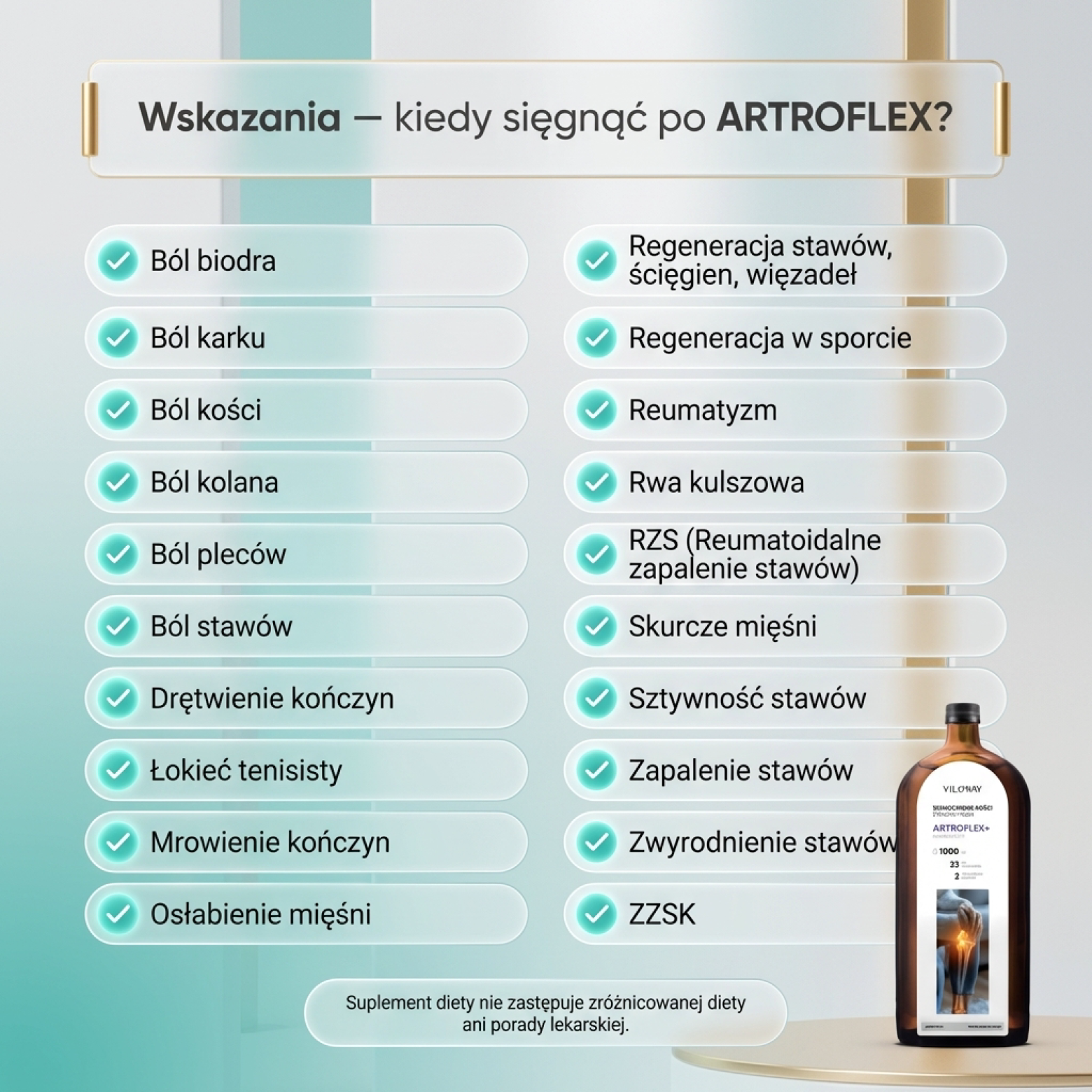 Artroflex - Chondroityna + Opti Artis + Kolagen + Kadzidłowiec - syrop