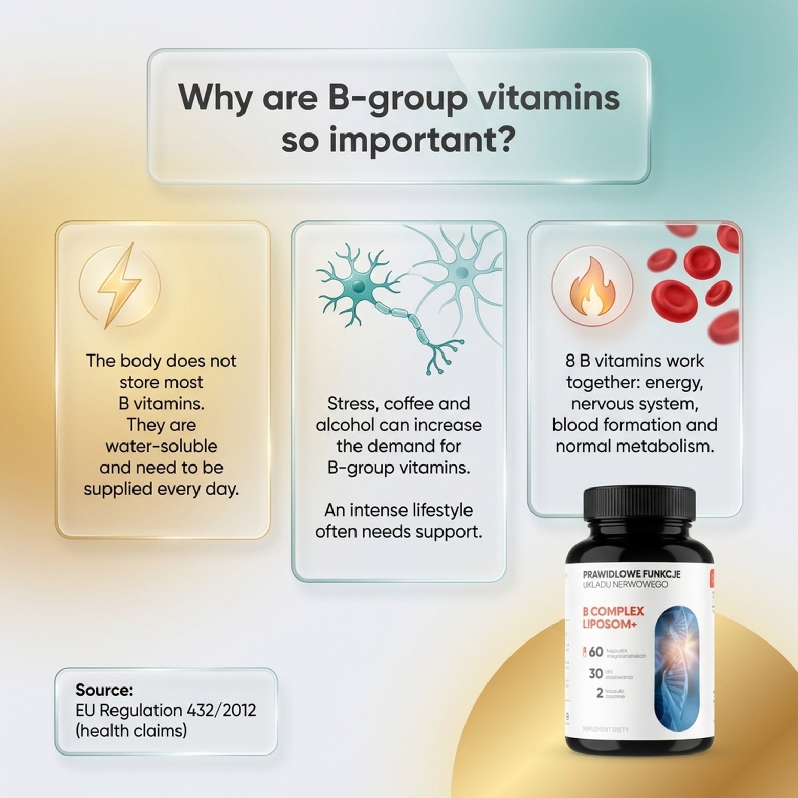 B Complex Liposom+ - 8 B Vitamins in Liposomal Technology