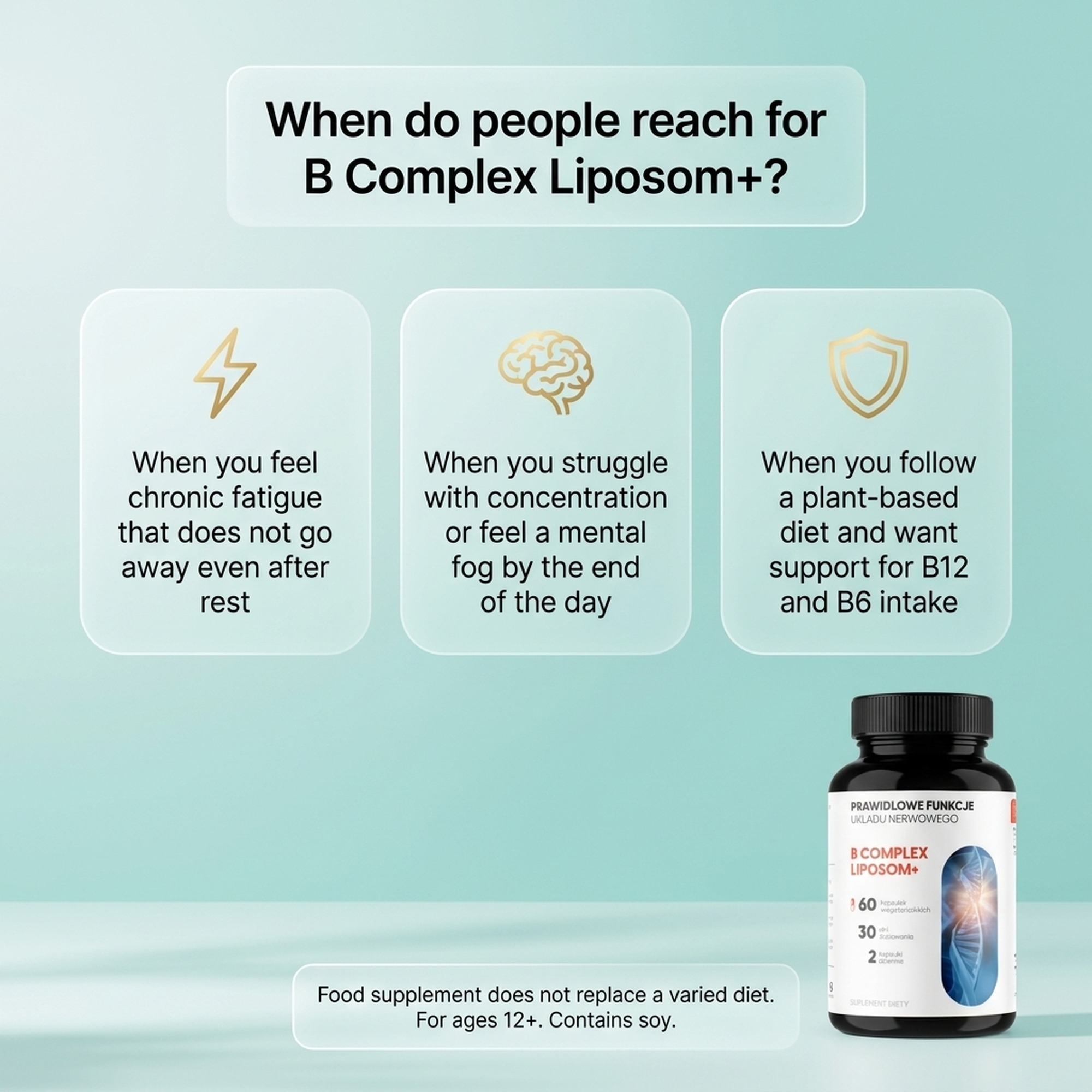 B Complex Liposom+ - 8 B Vitamins in Liposomal Technology
