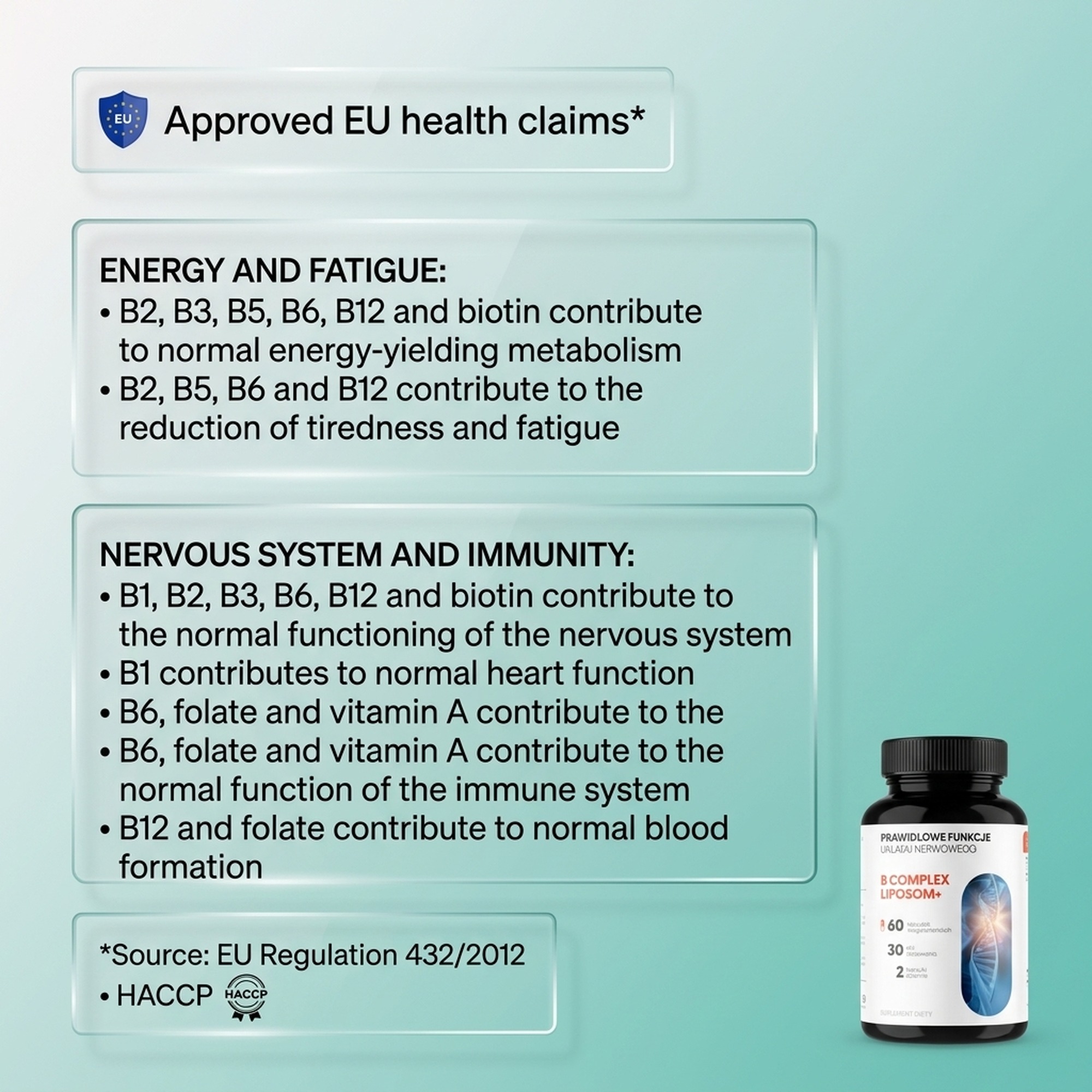 B Complex Liposom+ - 8 B Vitamins in Liposomal Technology