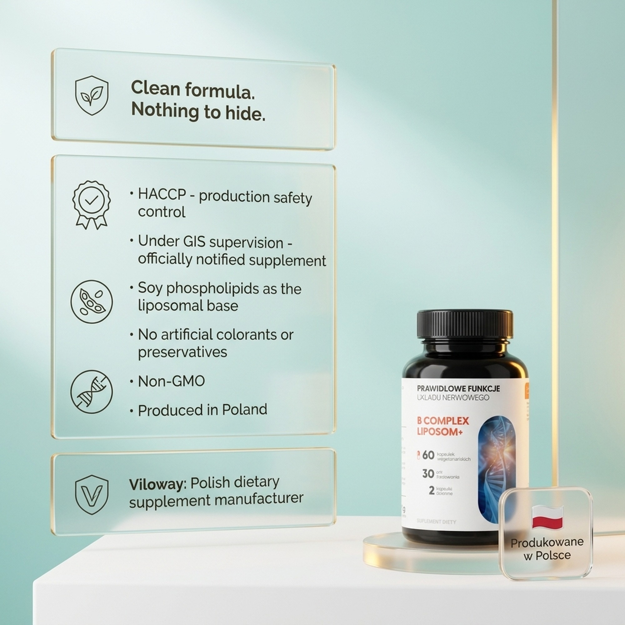 B Complex Liposom+ - 8 B Vitamins in Liposomal Technology