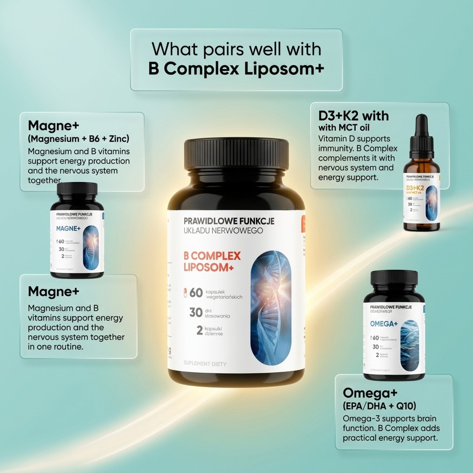 B Complex Liposom+ - 8 B Vitamins in Liposomal Technology