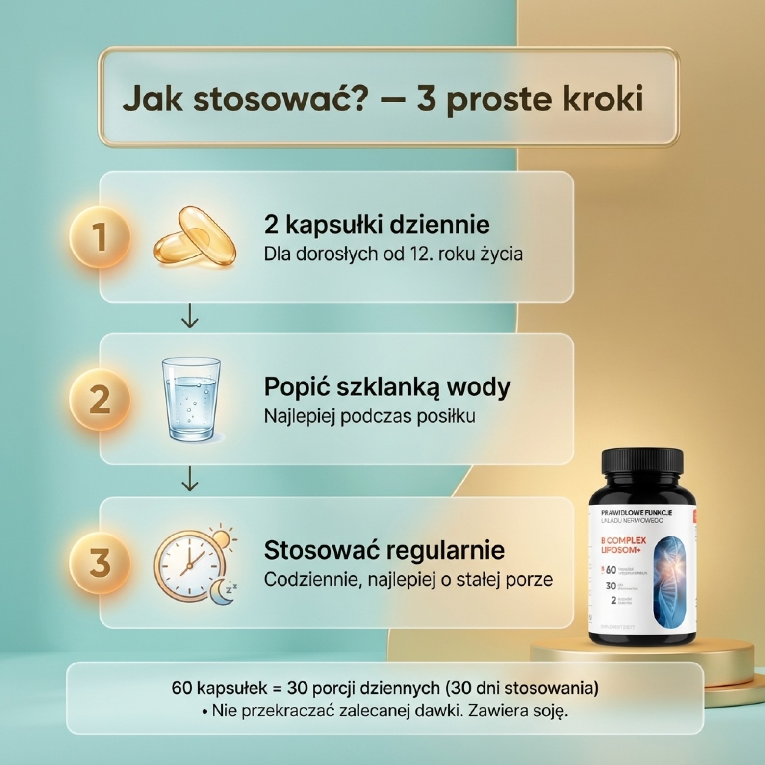 B Complex Liposom+ - 8 witamin z grupy B w technologii liposomalnej