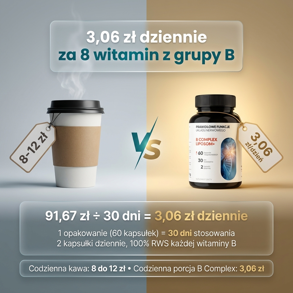 B Complex Liposom+ - 8 witamin z grupy B w technologii liposomalnej