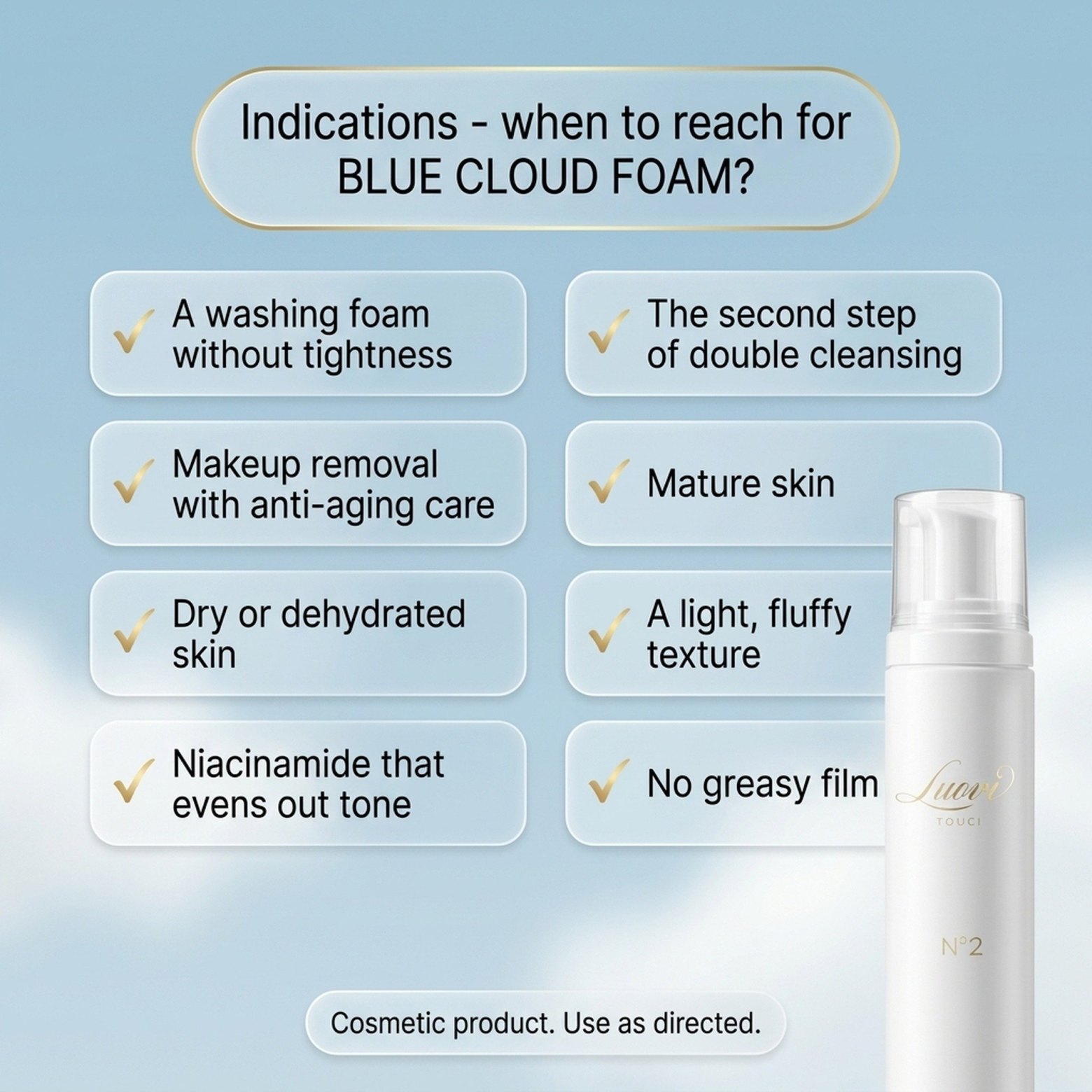 Blue Cloud Foam No. 2 – Luovi Touch