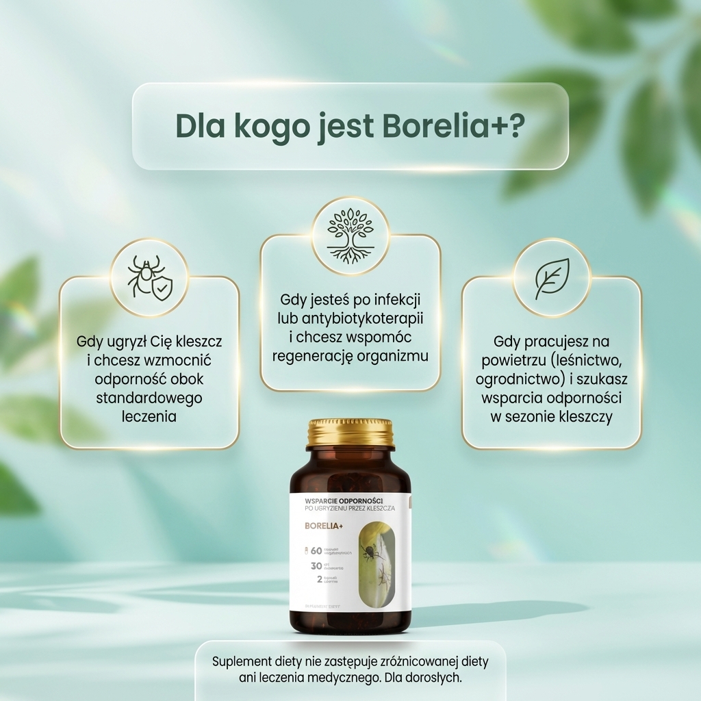 Borelia+ - Tarczyca bajkalska + Czystek + Szczeć w formule roślinnej