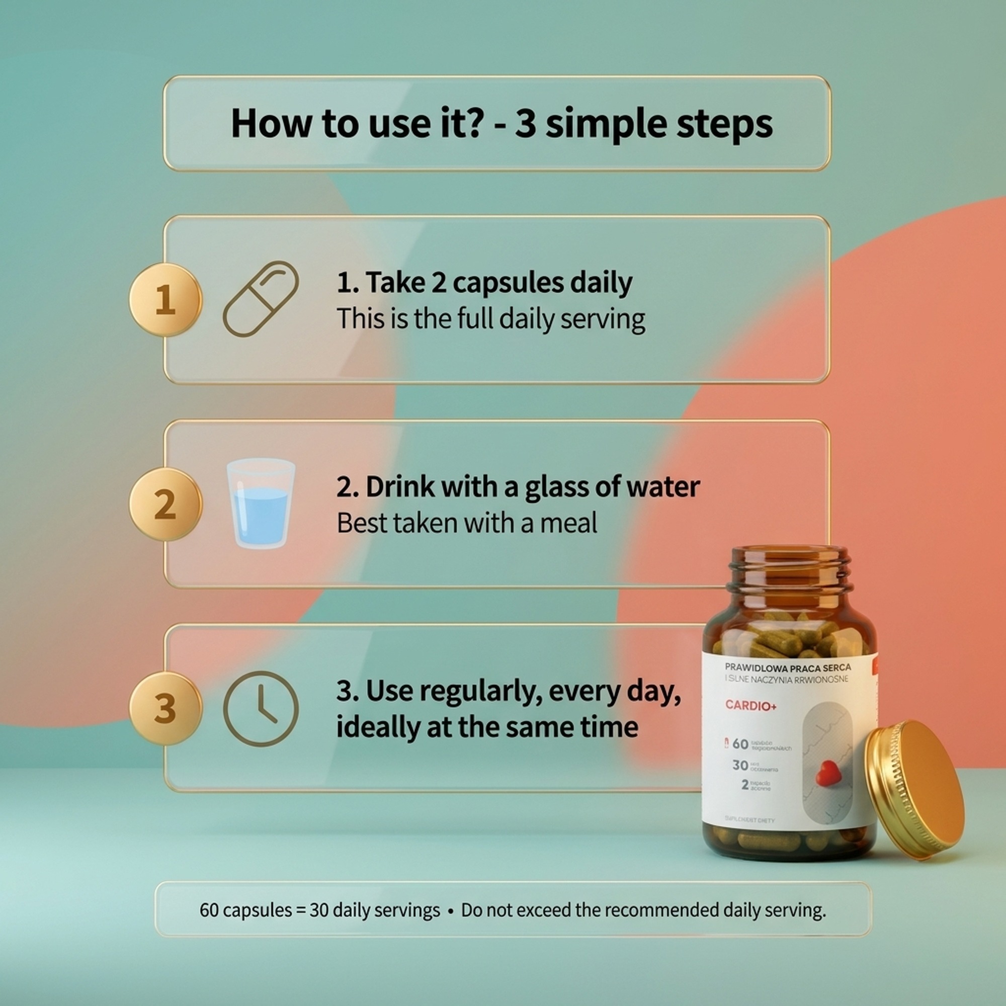 Cardio+ - Arjuna + Red-Rooted Sage + Hawthorn for Heart Health