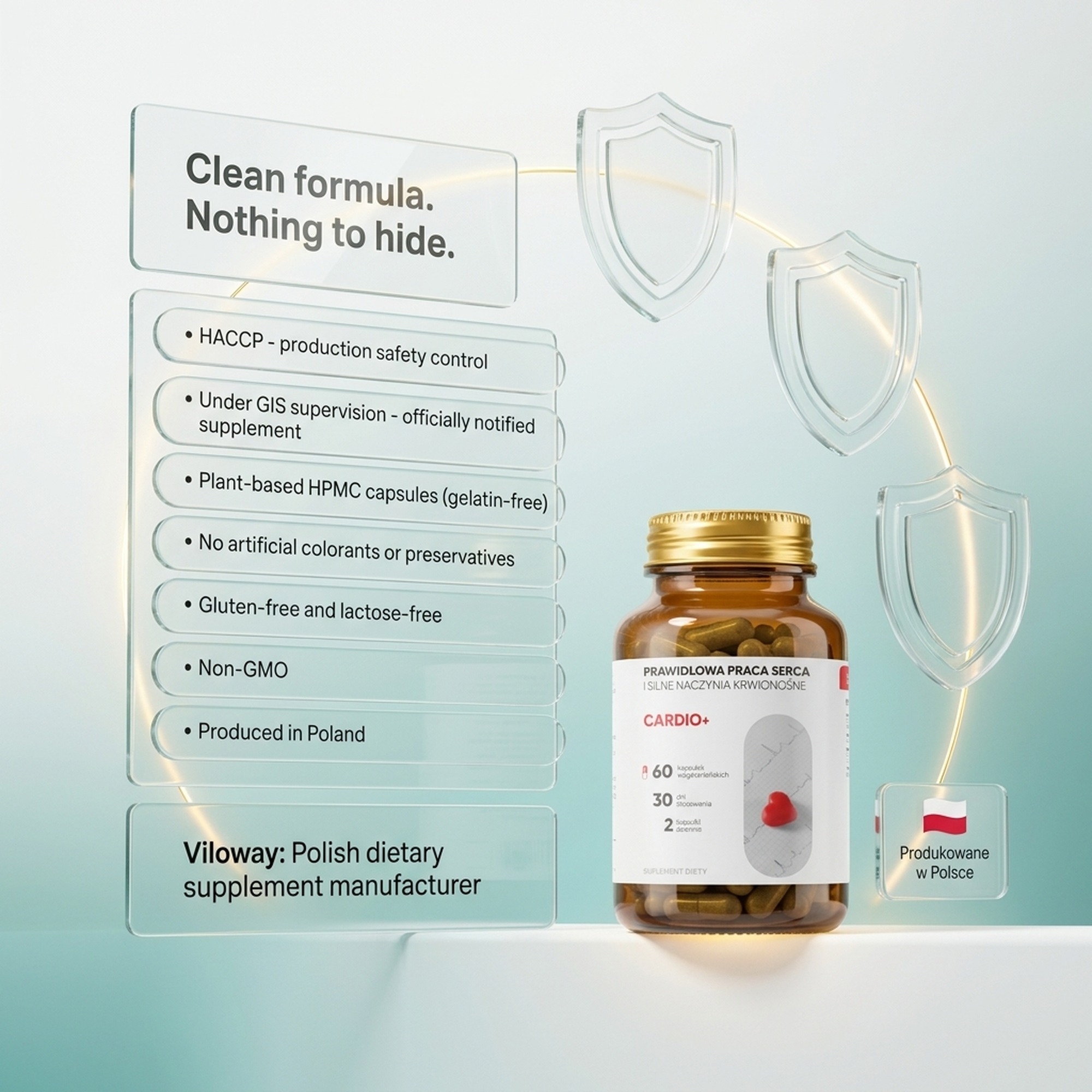 Cardio+ - Arjuna + Red-Rooted Sage + Hawthorn for Heart Health