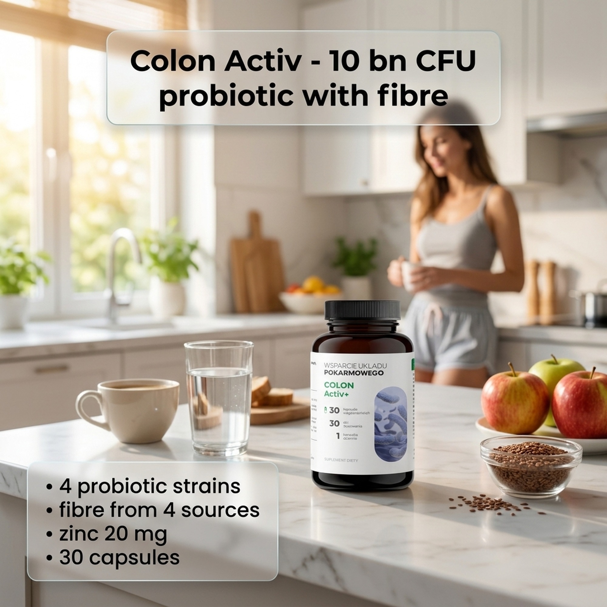 Colon Active 30 - Probiotic Acidophilus + Rhamnosus + Bifidobacterium