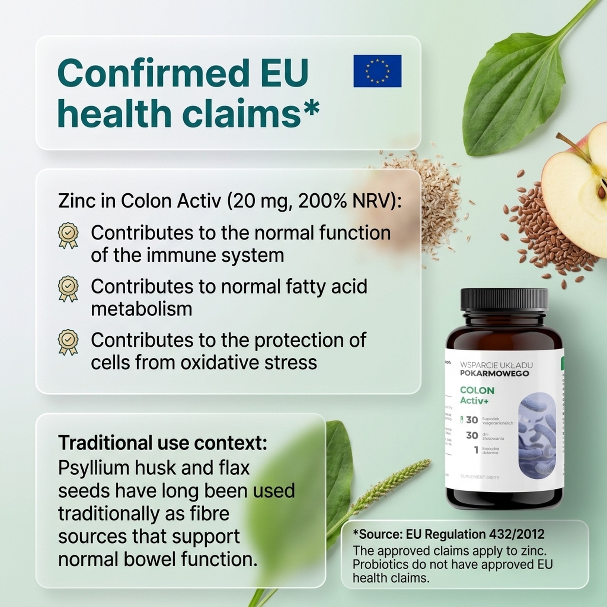 Colon Active 30 - Probiotic Acidophilus + Rhamnosus + Bifidobacterium