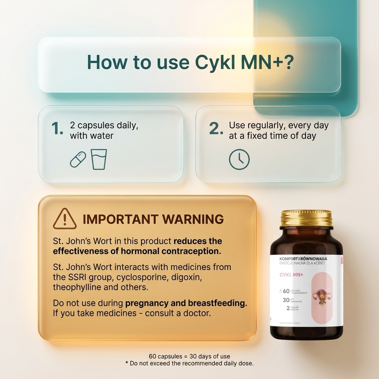 Cykl MN+ - Alchemilla + Shatavari + Raspberry for Cycle Harmony