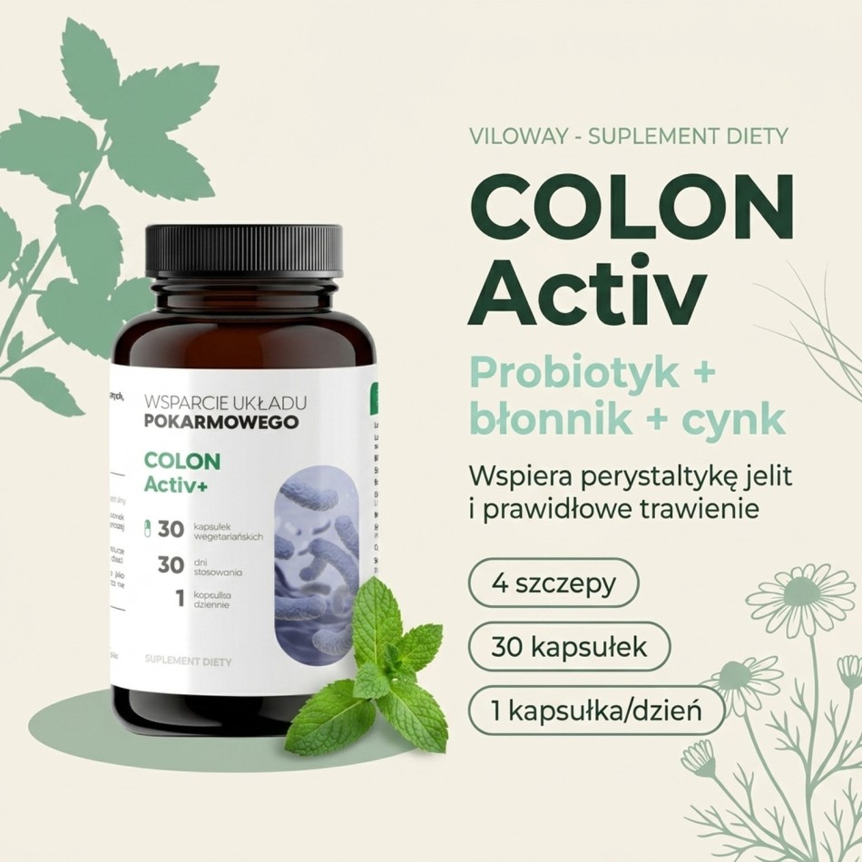 Colon Active 30 - Probiotic Acidophilus + Rhamnosus + Bifidobacterium