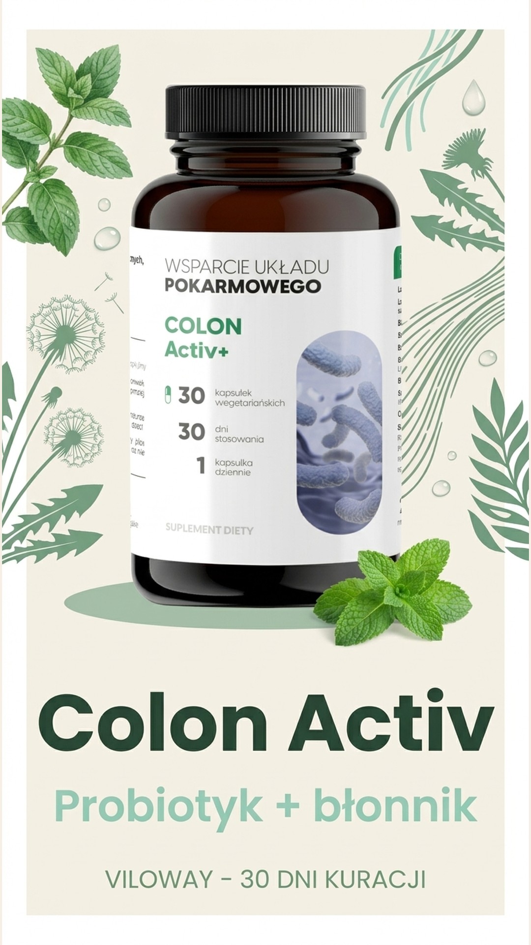 Colon Activ 30 - Probiotyk Acidophilus + Rhamnosus + Bifidobacterium — story 1