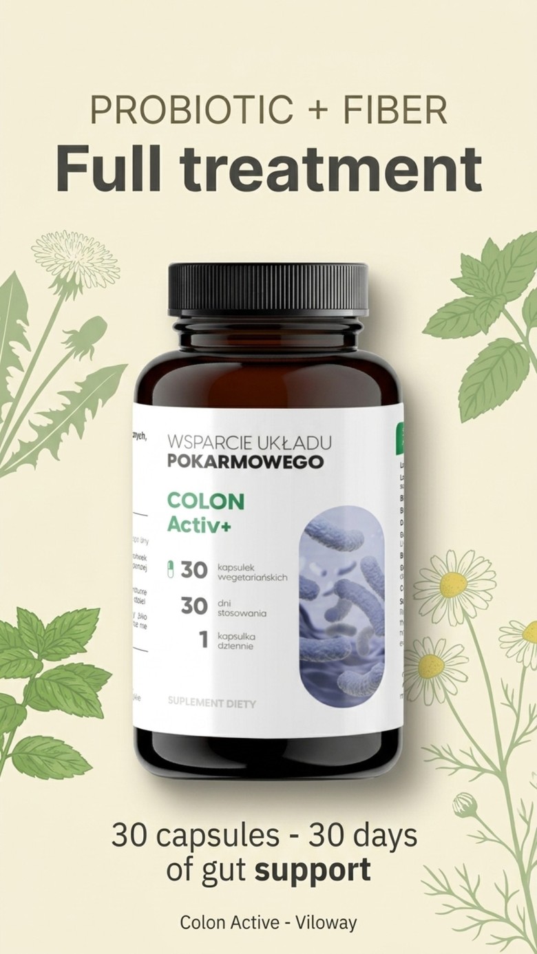 Colon Active 30 - Probiotic Acidophilus + Rhamnosus + Bifidobacterium