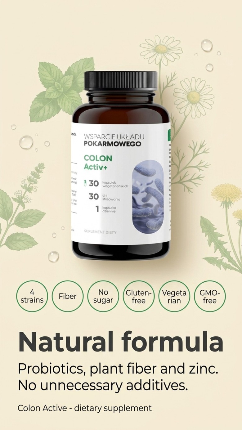 Colon Active 30 - Probiotic Acidophilus + Rhamnosus + Bifidobacterium