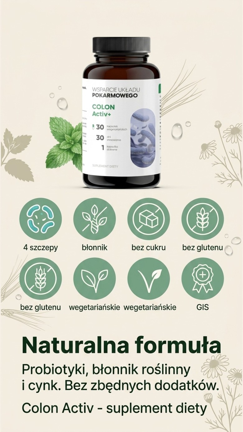 Colon Activ 30 - Probiotyk Acidophilus + Rhamnosus + Bifidobacterium