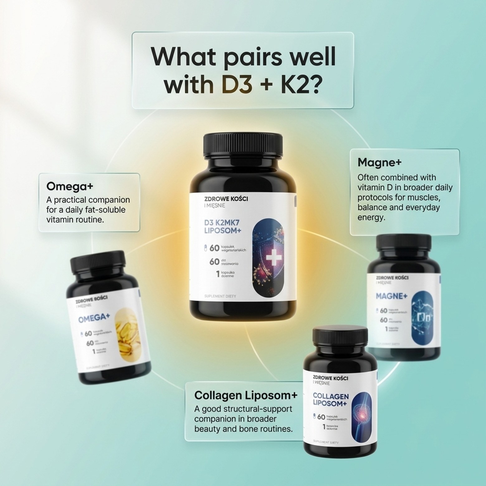 D3 K2 MK7 Liposom+ - Vitamin D 2000 IU + K2 MK7 in Liposomes