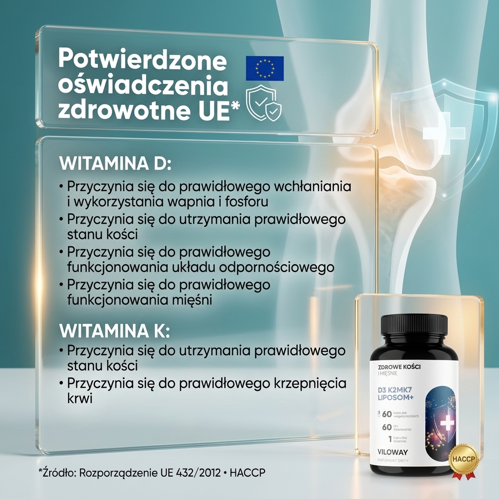 D3 K2 MK7 Liposom+ - witamina D 2000 IU + K2 MK7 w liposomach
