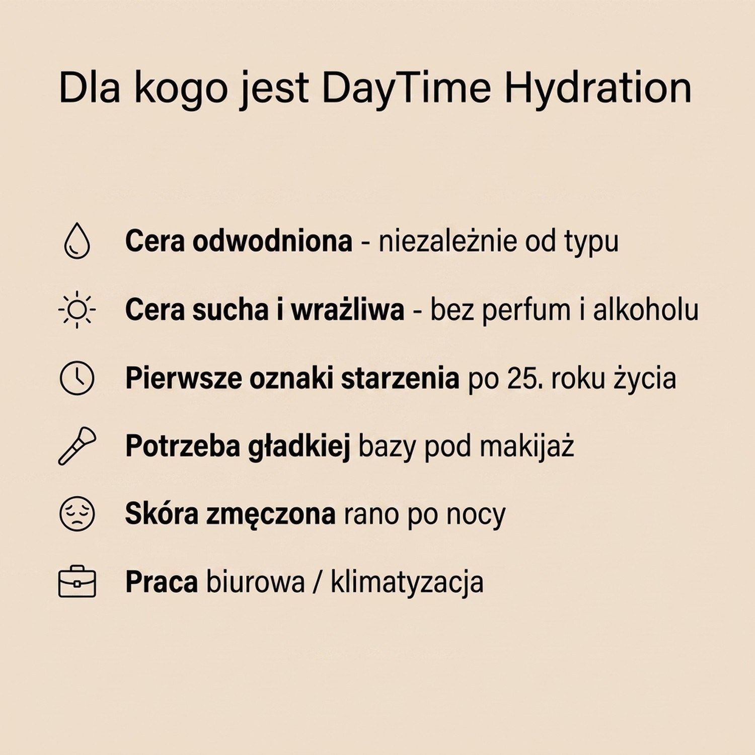 DayTime Hydration - Day Cream with Peach Oil + Ceramides + Lecithin - Skin Mission