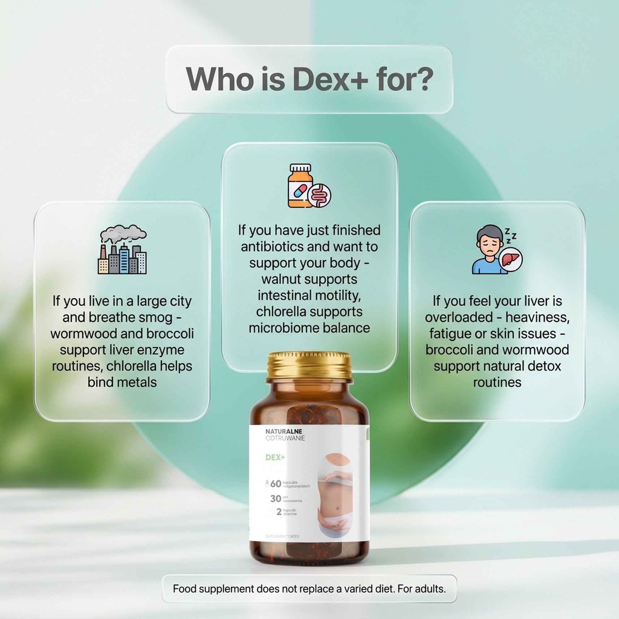 Dex+ - Wormwood + Broccoli + Clove Tree for Body Detox