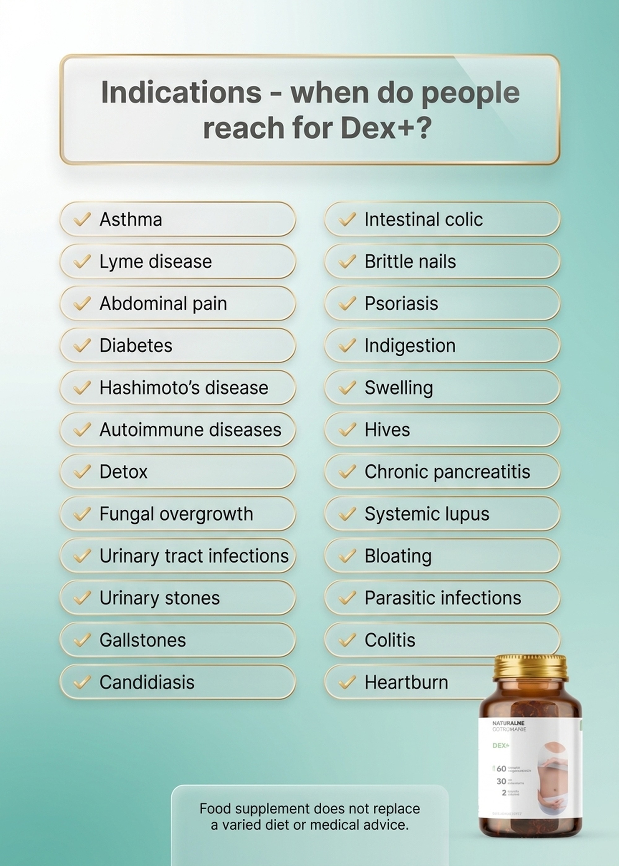 Dex+ - Wormwood + Broccoli + Clove Tree for Body Detox