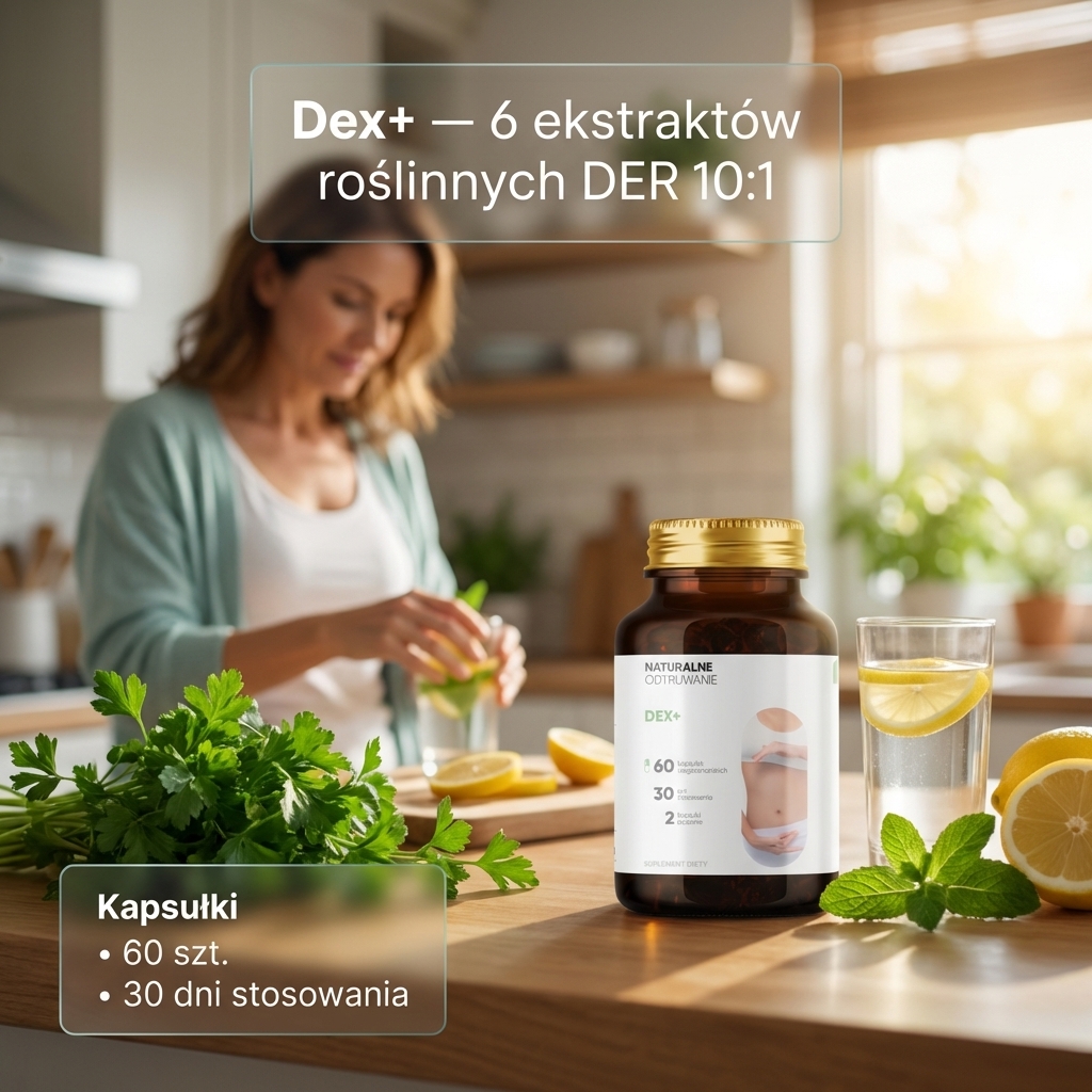 Dex+ - Bylica + Brokuł + Goździkowiec na oczyszczanie organizmu