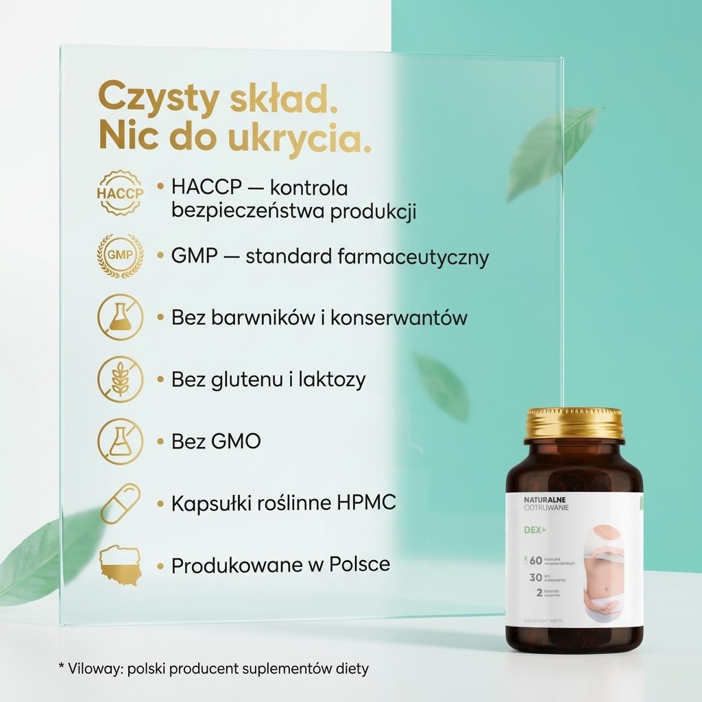 Dex+ - Bylica + Brokuł + Goździkowiec na oczyszczanie organizmu