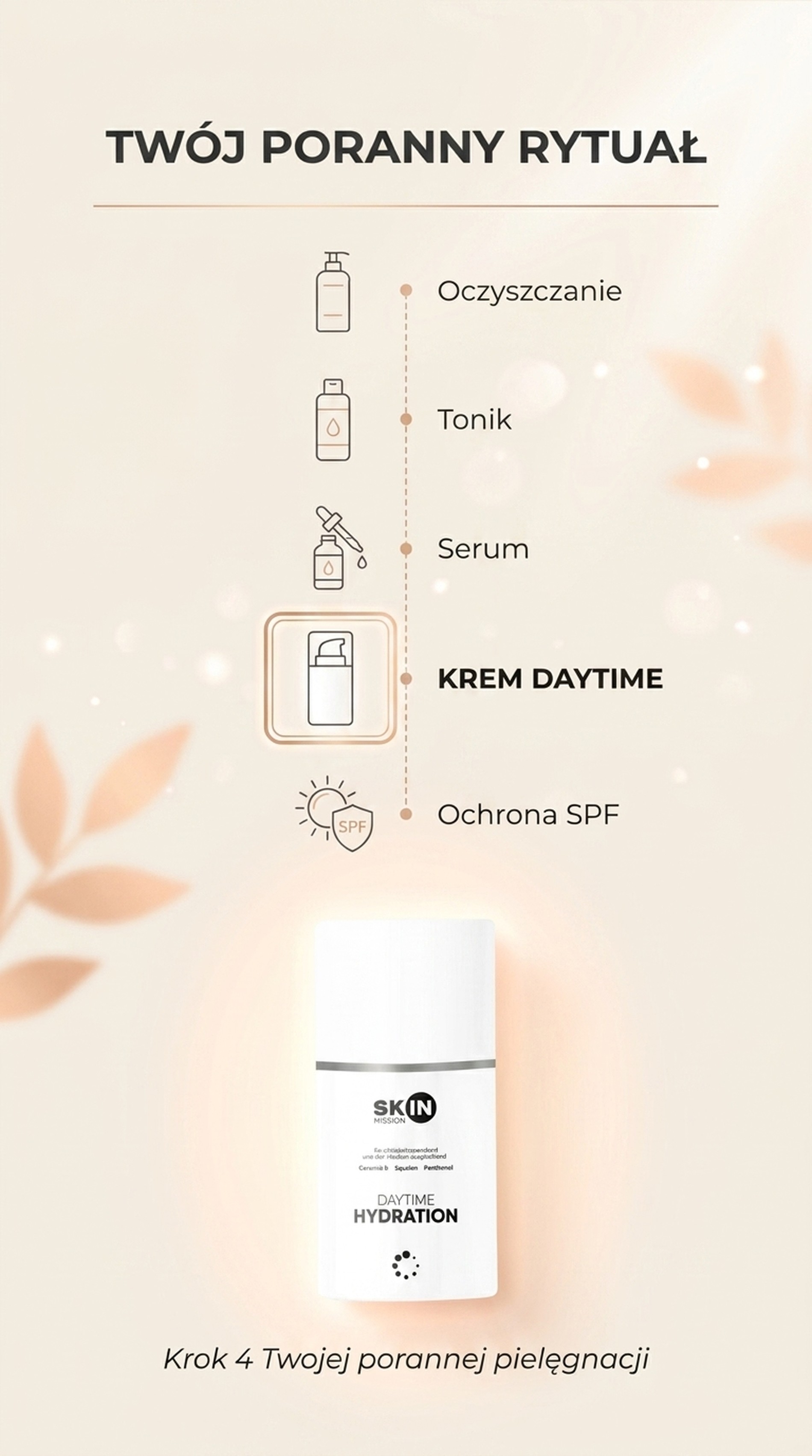 DayTime Hydration - Krem na dzień z Olejem brzoskwiniowym + Ceramidy + Lecytyna - Skin Mission — story 5