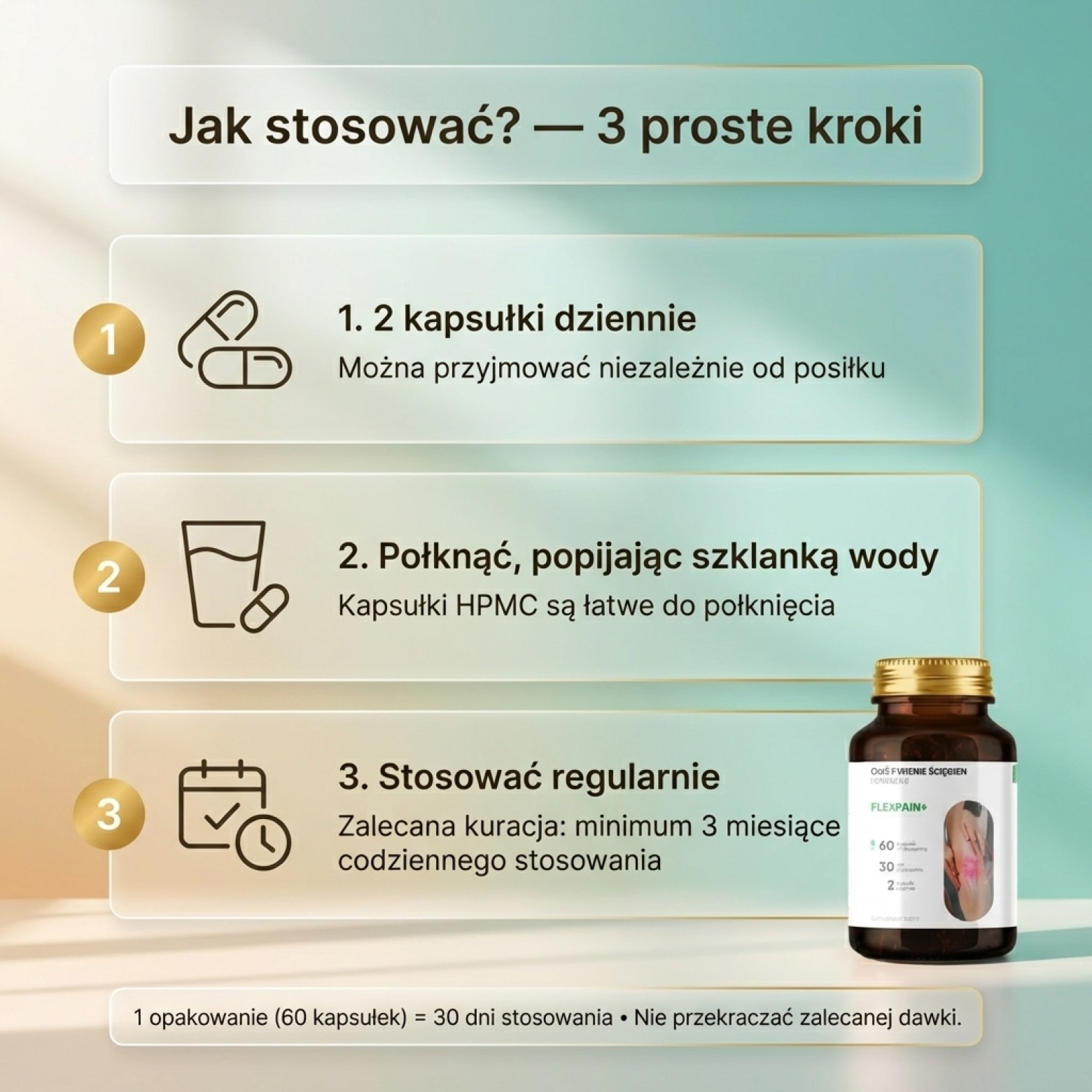 Flexpain+ - Wierzba biała + Kadzidłowiec + Mangostan na zdrowe stawy