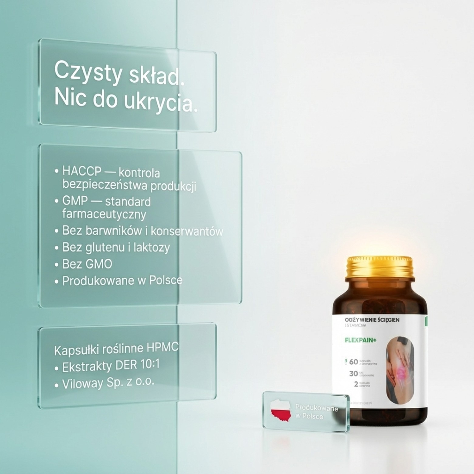 Flexpain+ - Wierzba biała + Kadzidłowiec + Mangostan na zdrowe stawy