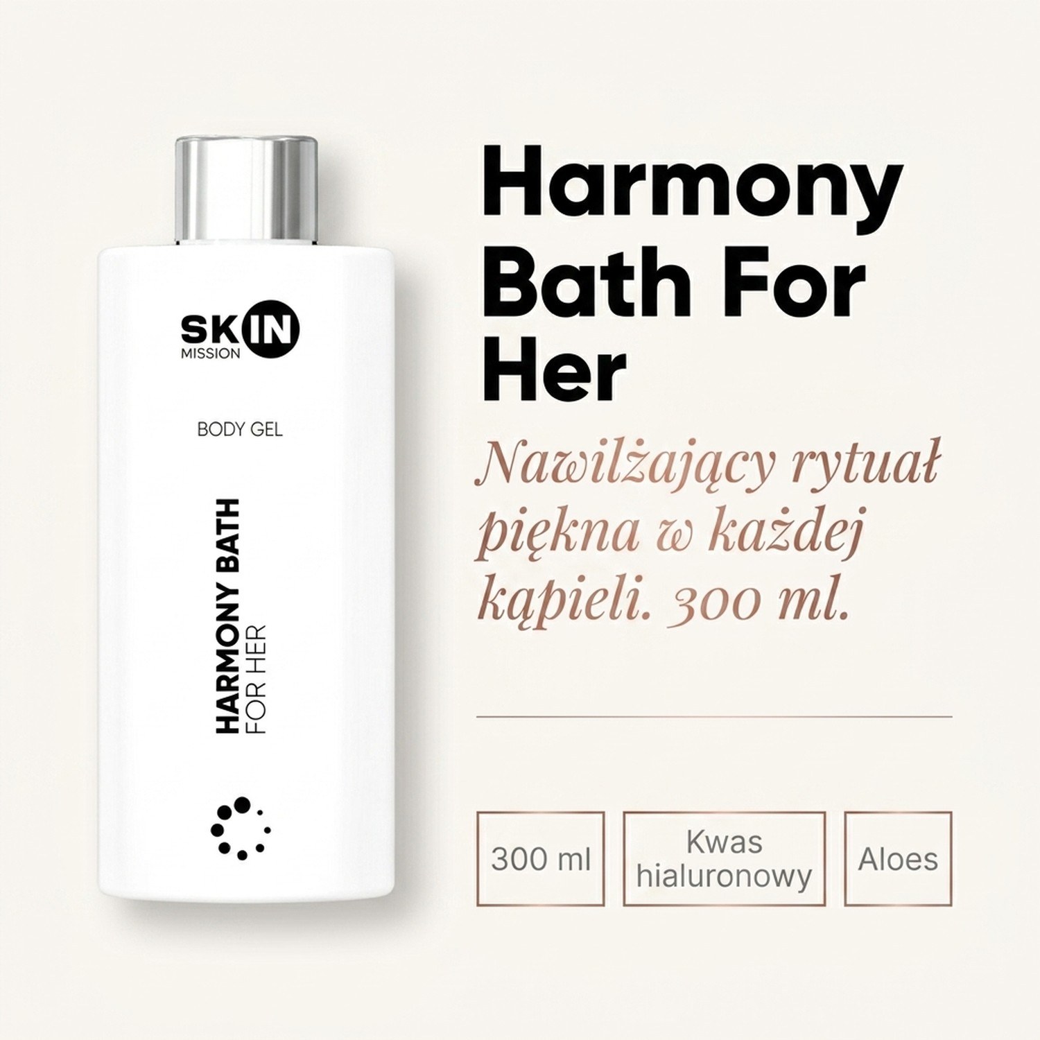 Harmony Bath For Her – Moisturizing Shower Gel for Women – 300ml | Skin Mission