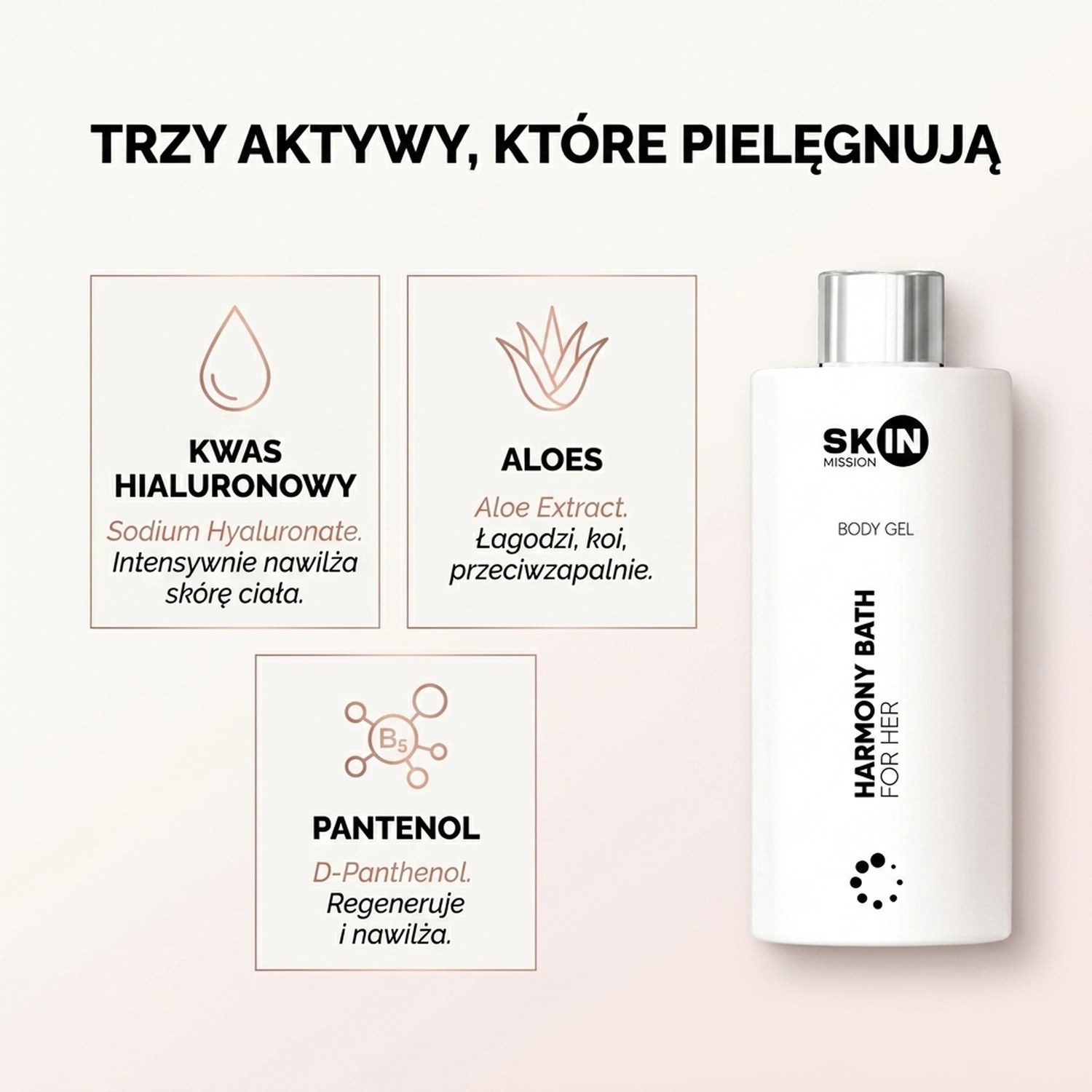 Harmony Bath For Her – Moisturizing Shower Gel for Women – 300ml | Skin Mission