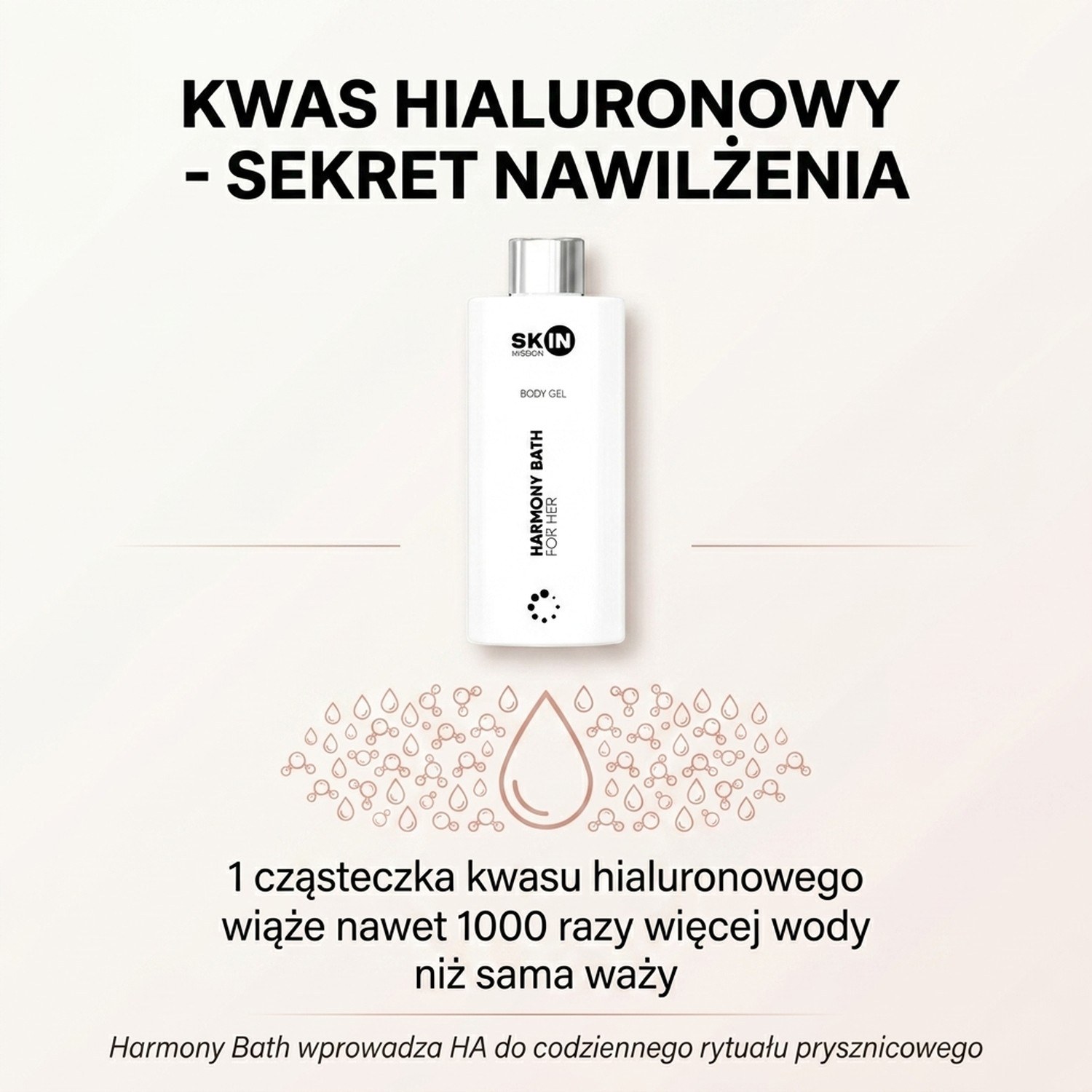 Harmony Bath For Her – Moisturizing Shower Gel for Women – 300ml | Skin Mission