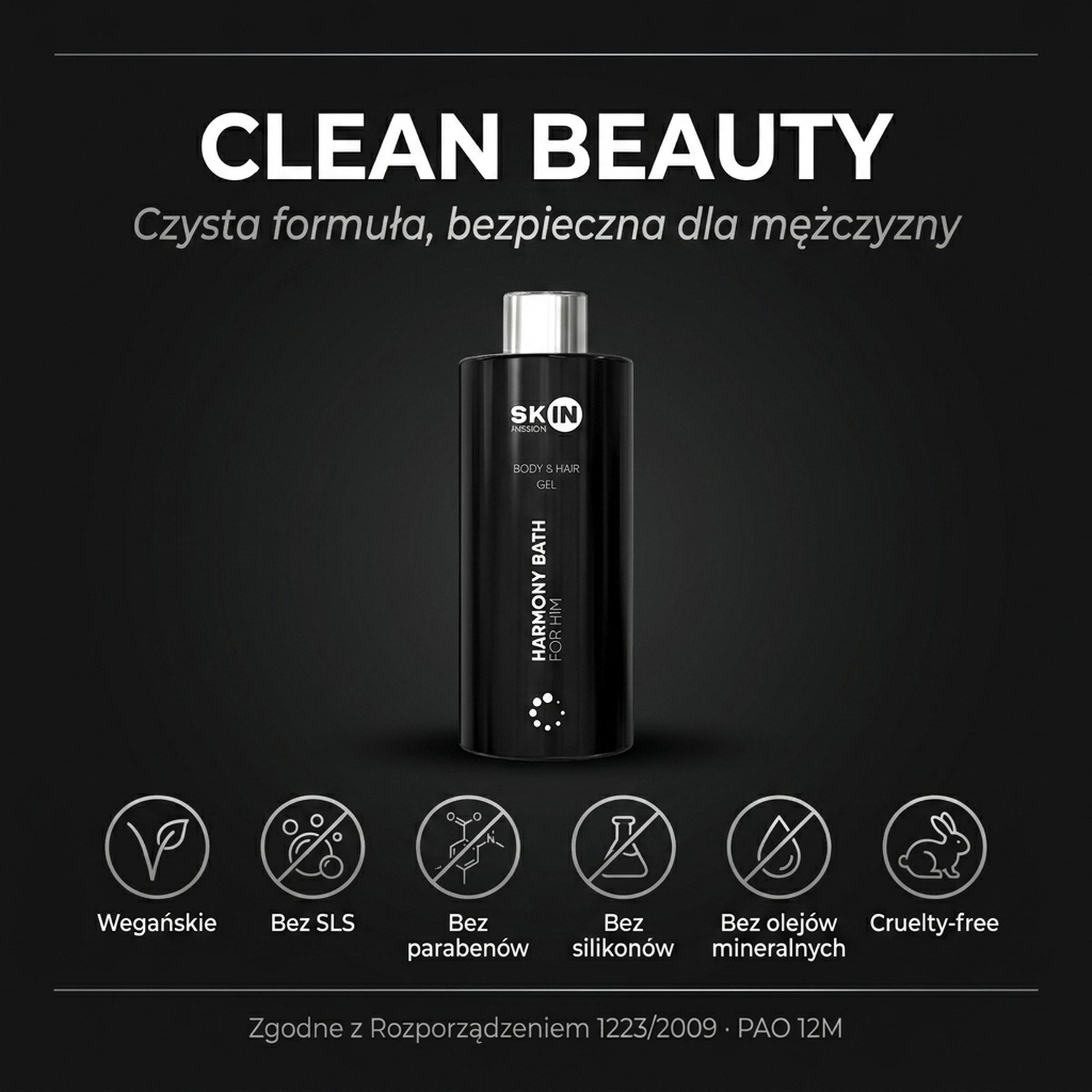 Harmony Bath For Him - Żel pod Prysznic dla Aktywnych Mężczyzn 300ml | Skin Mission