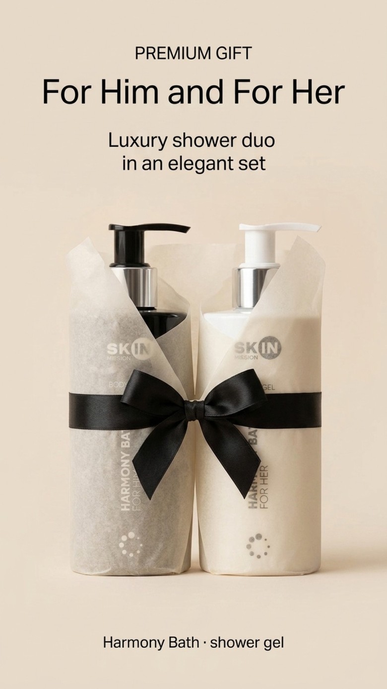 Harmony Bath For Him + Her - body wash gel