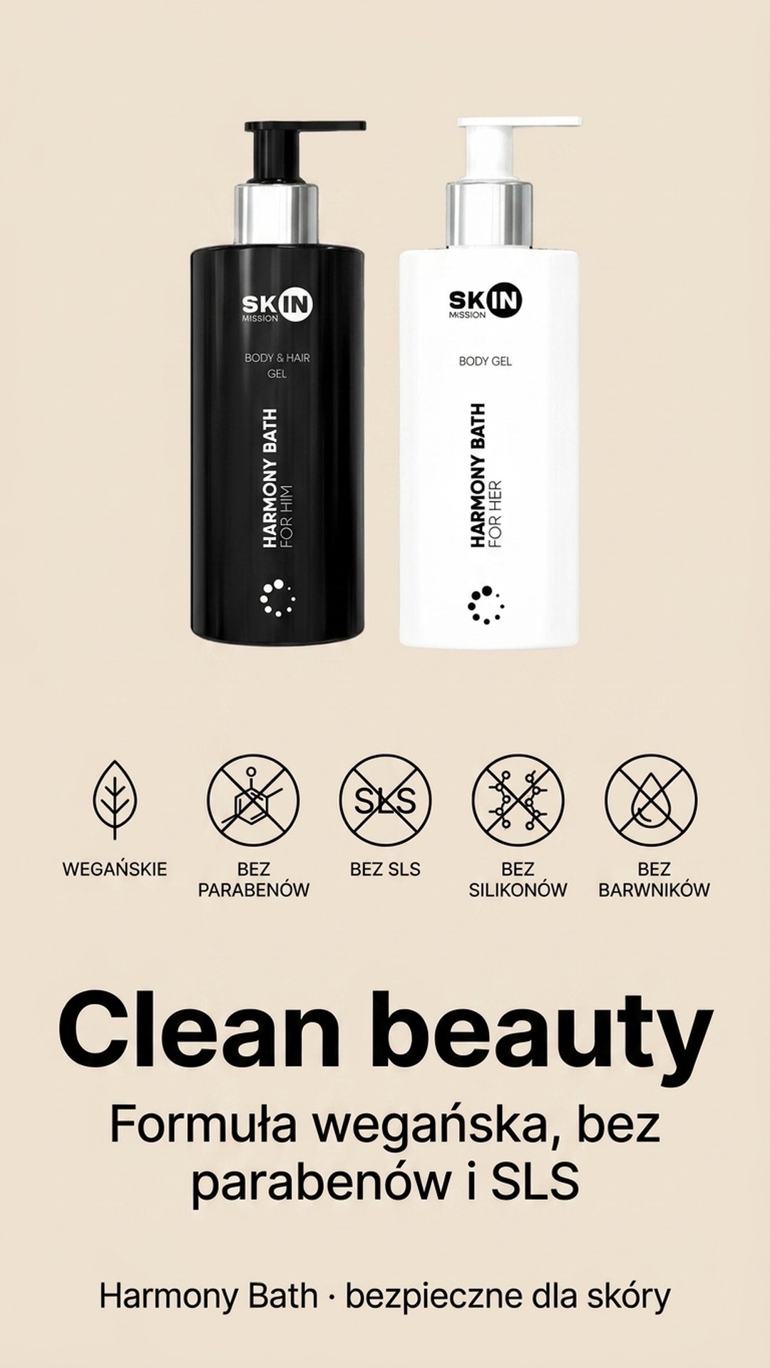 Pakiet: Harmony Bath For Him + Her - Nawilżający żel pod prysznic — story 5