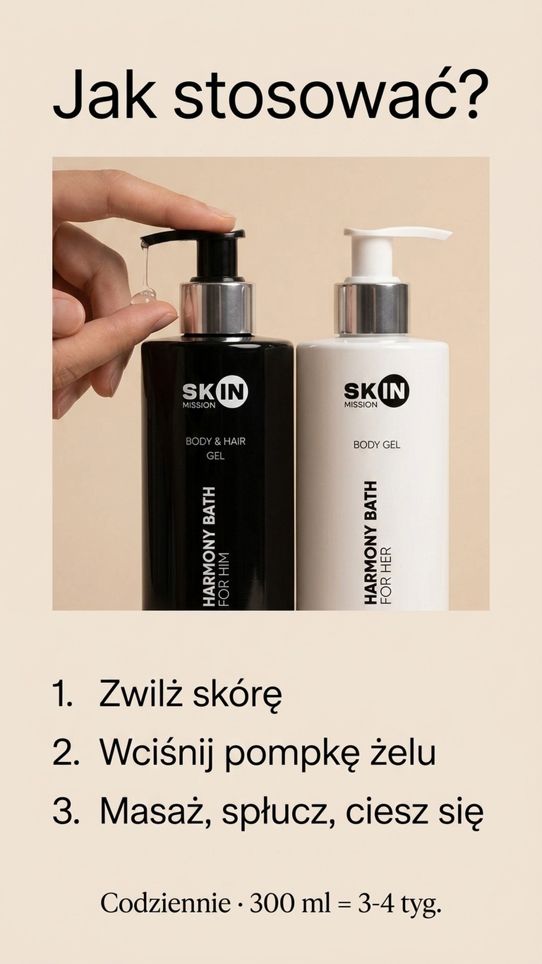 Pakiet: Harmony Bath For Him + Her - Nawilżający żel pod prysznic — story 6
