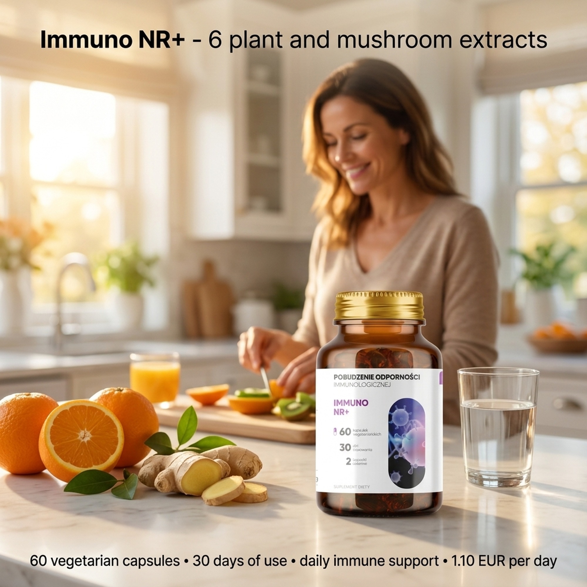 Immuno NR+ - Graviola + Apricot + Agaricus for Immune Support